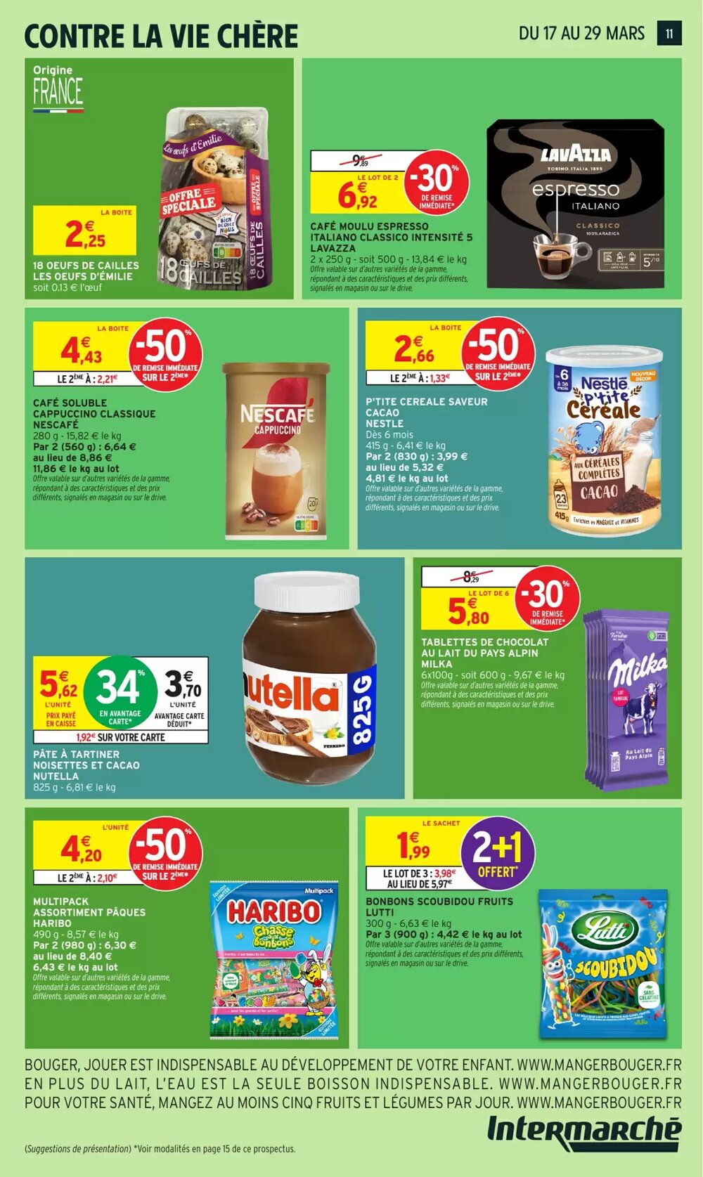 Prospectus promotionnel Intermarché valable à partir du 17/03/2026 - Page 11.