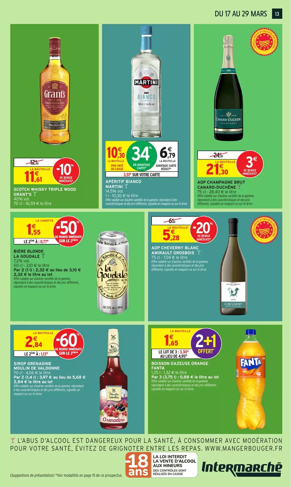 Prospectus promotionnel Intermarché valable à partir du 17/03/2026 - Page 13.