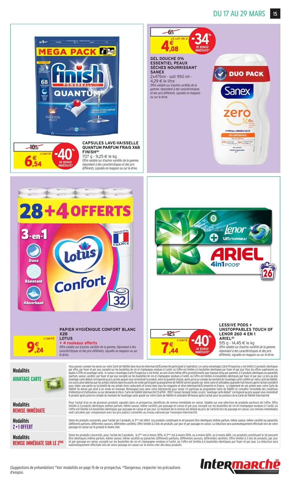 Prospectus promotionnel Intermarché valable à partir du 17/03/2026 - Page 15.
