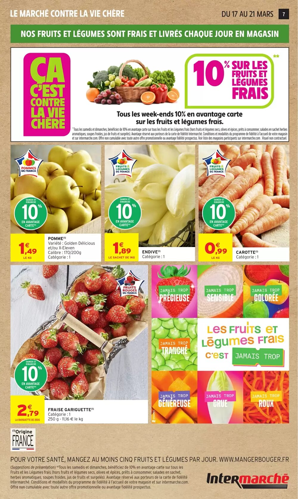 Prospectus promotionnel Intermarché valable à partir du 17/03/2026 - Page 7.