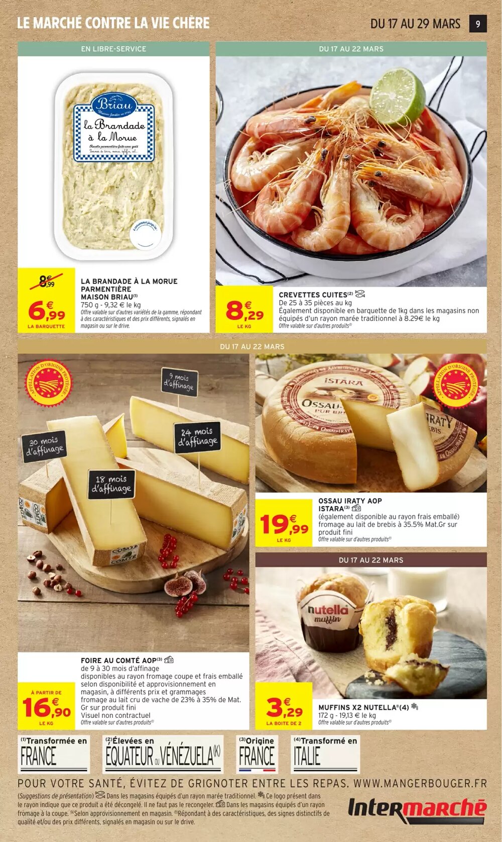 Prospectus promotionnel Intermarché valable à partir du 17/03/2026 - Page 9.