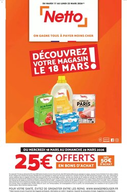 Prospectus promotionnel Netto valable à partir du 17/03/2026