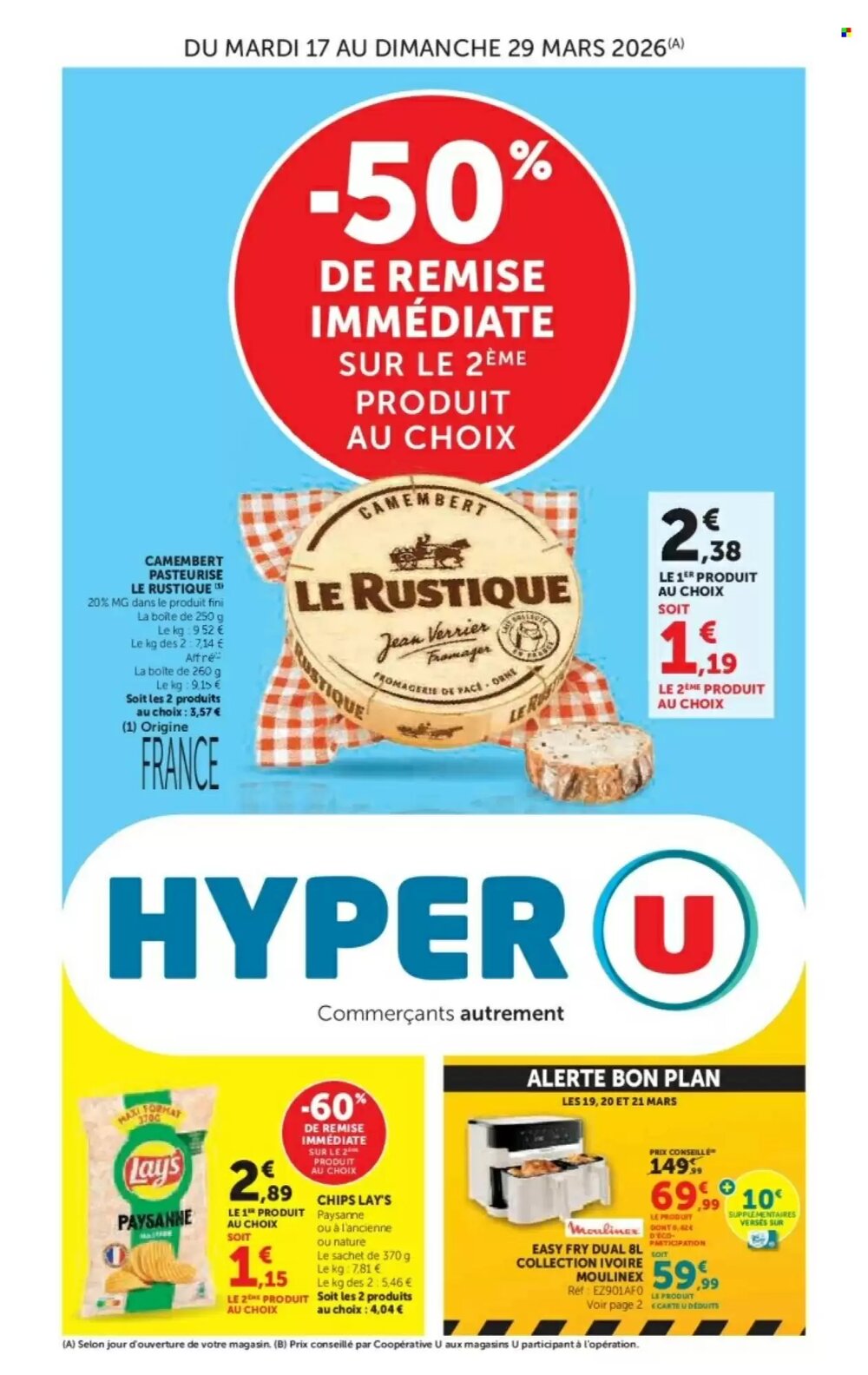 Prospectus promotionnel Hyper U valable à partir du 17/03/2026 - Page 1.