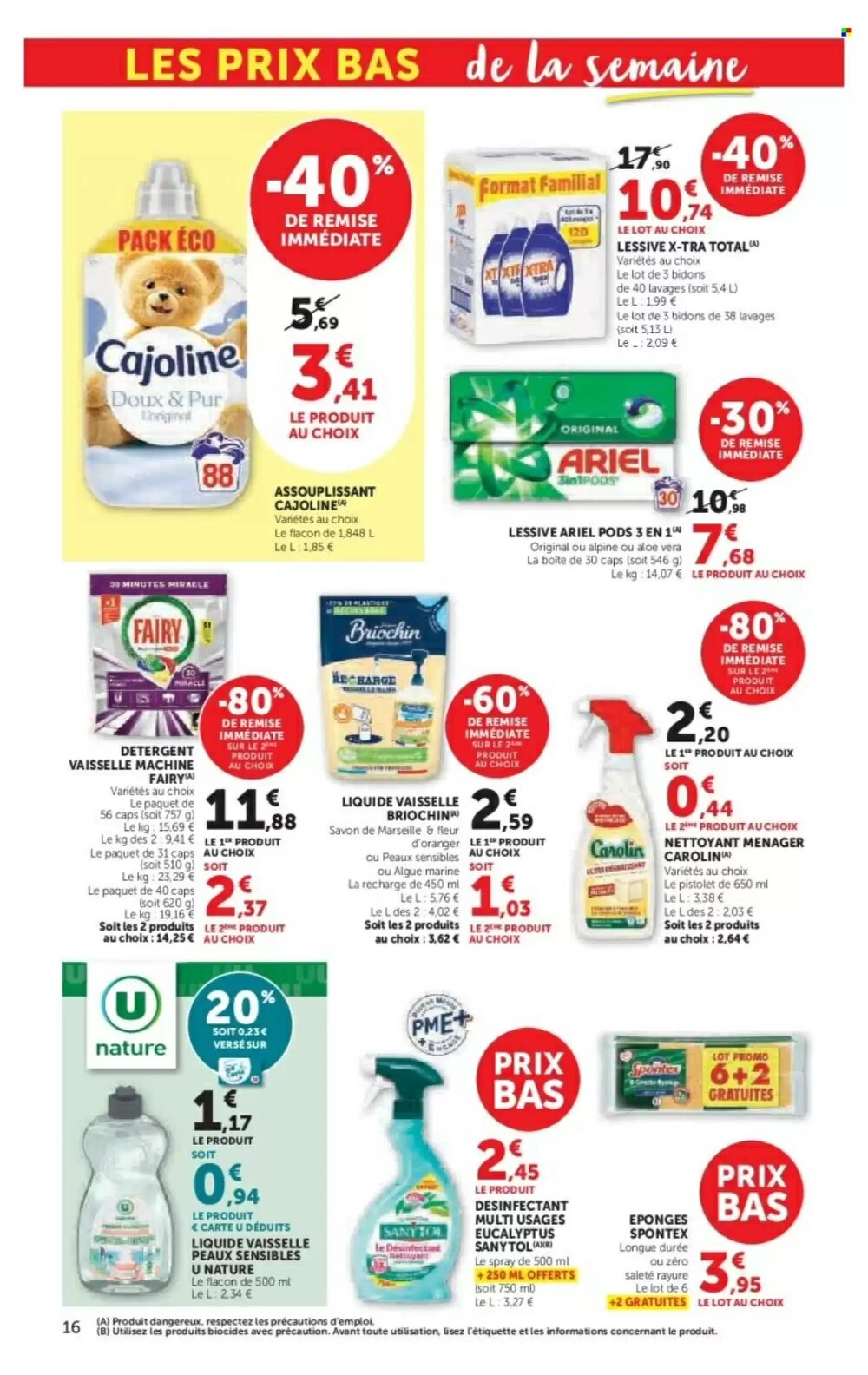 Prospectus promotionnel Hyper U valable à partir du 17/03/2026 - Page 16.