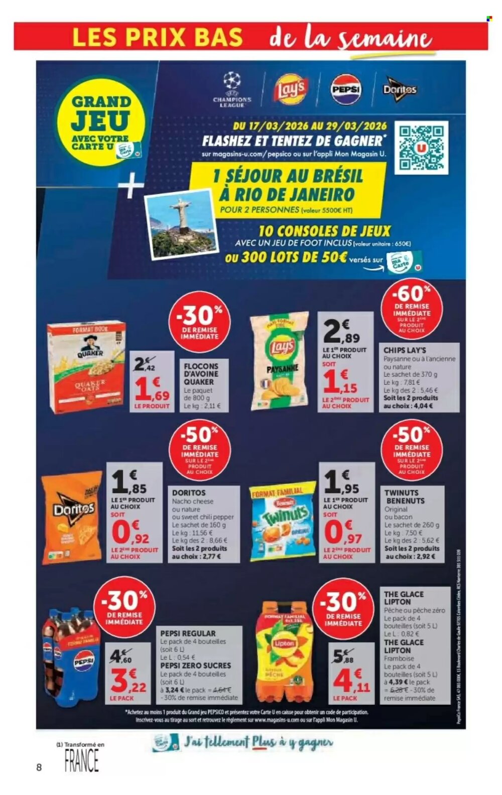 Prospectus promotionnel Hyper U valable à partir du 17/03/2026 - Page 8.