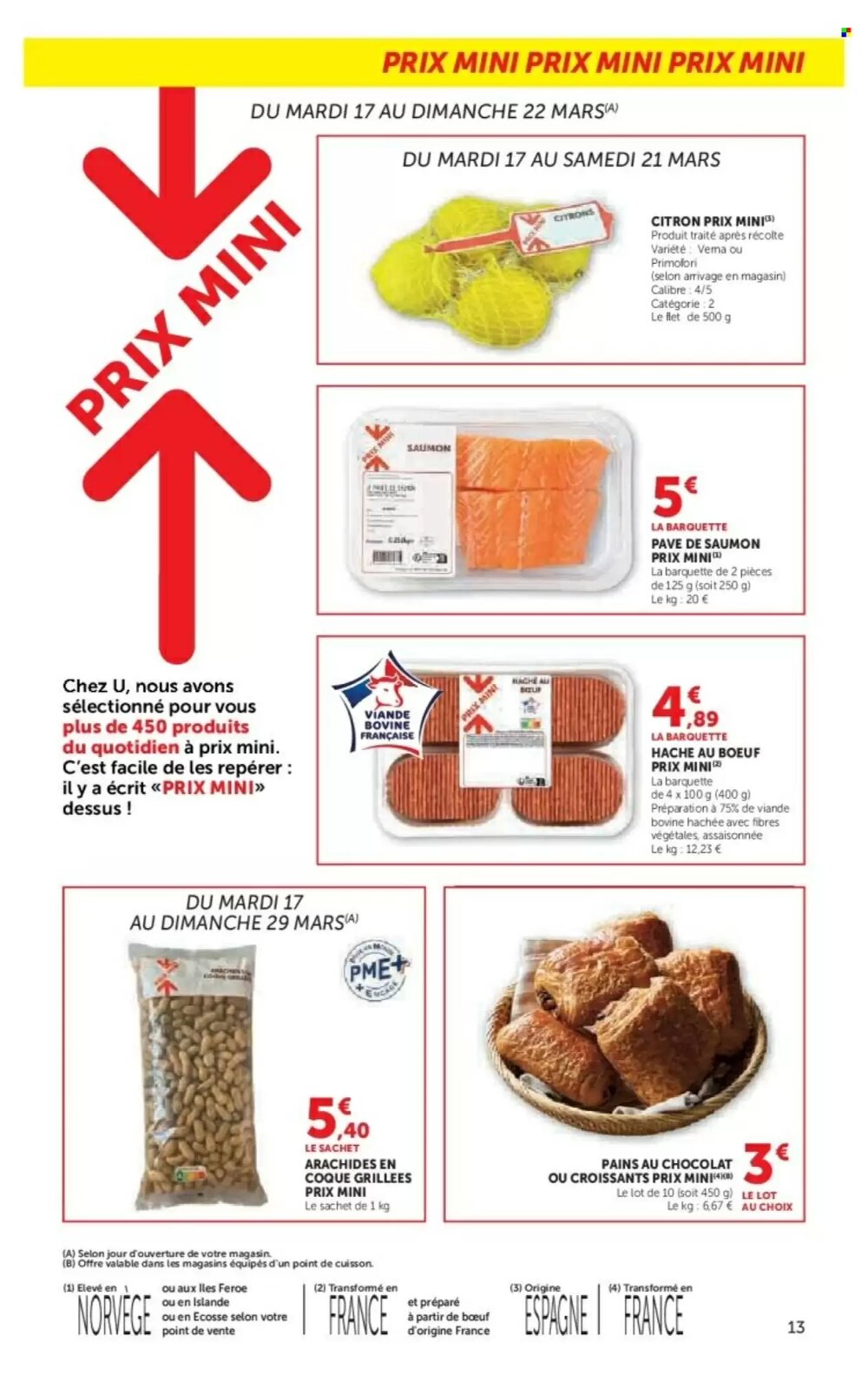 Prospectus promotionnel Super U valable à partir du 17/03/2026 - Page 13.