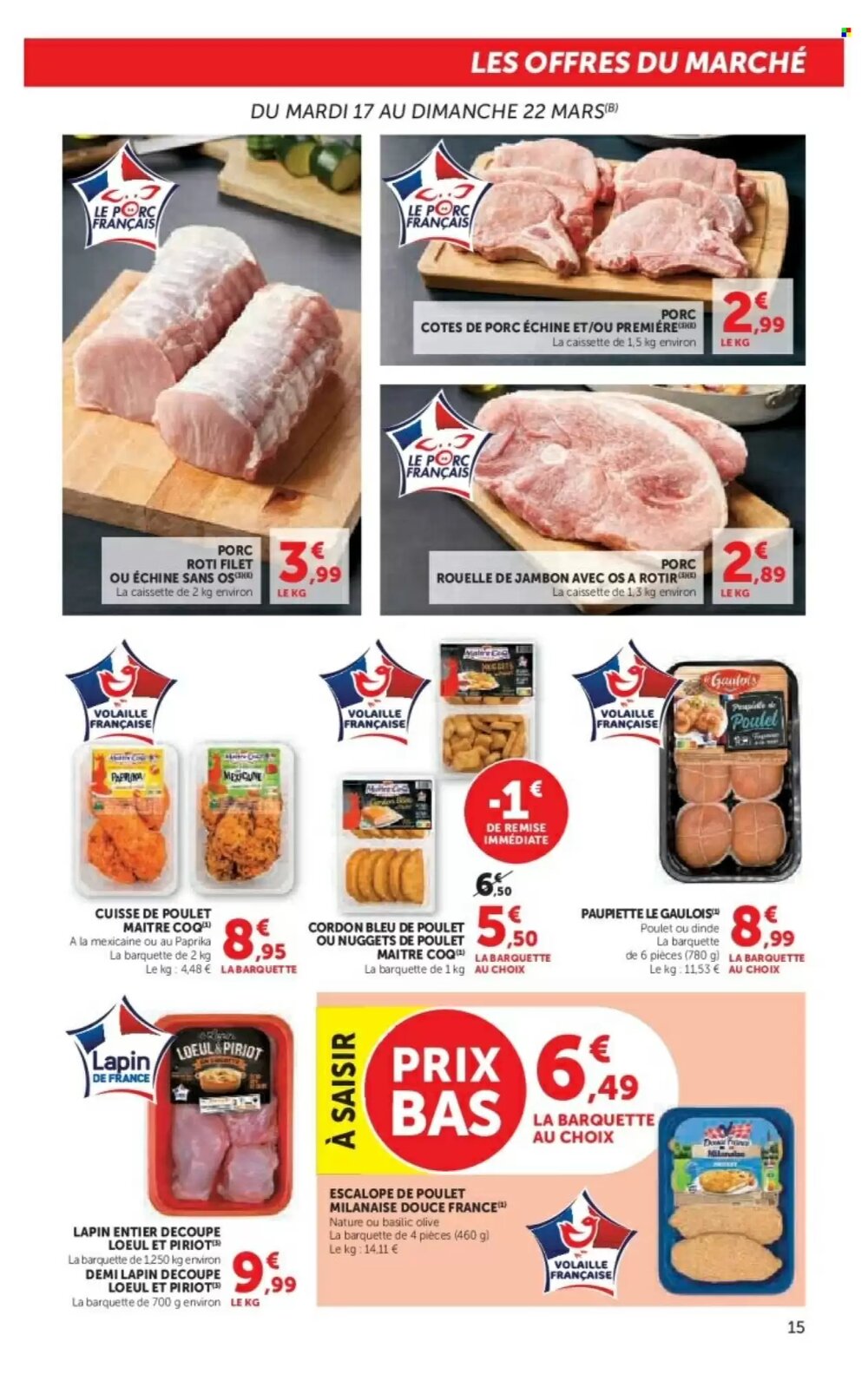 Prospectus promotionnel Super U valable à partir du 17/03/2026 - Page 15.