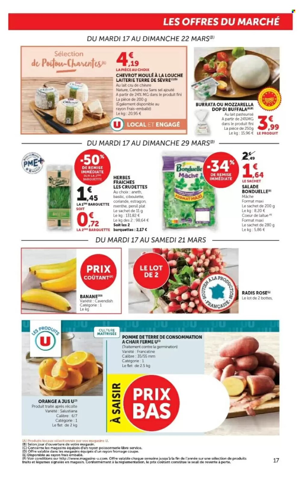 Prospectus promotionnel Super U valable à partir du 17/03/2026 - Page 17.
