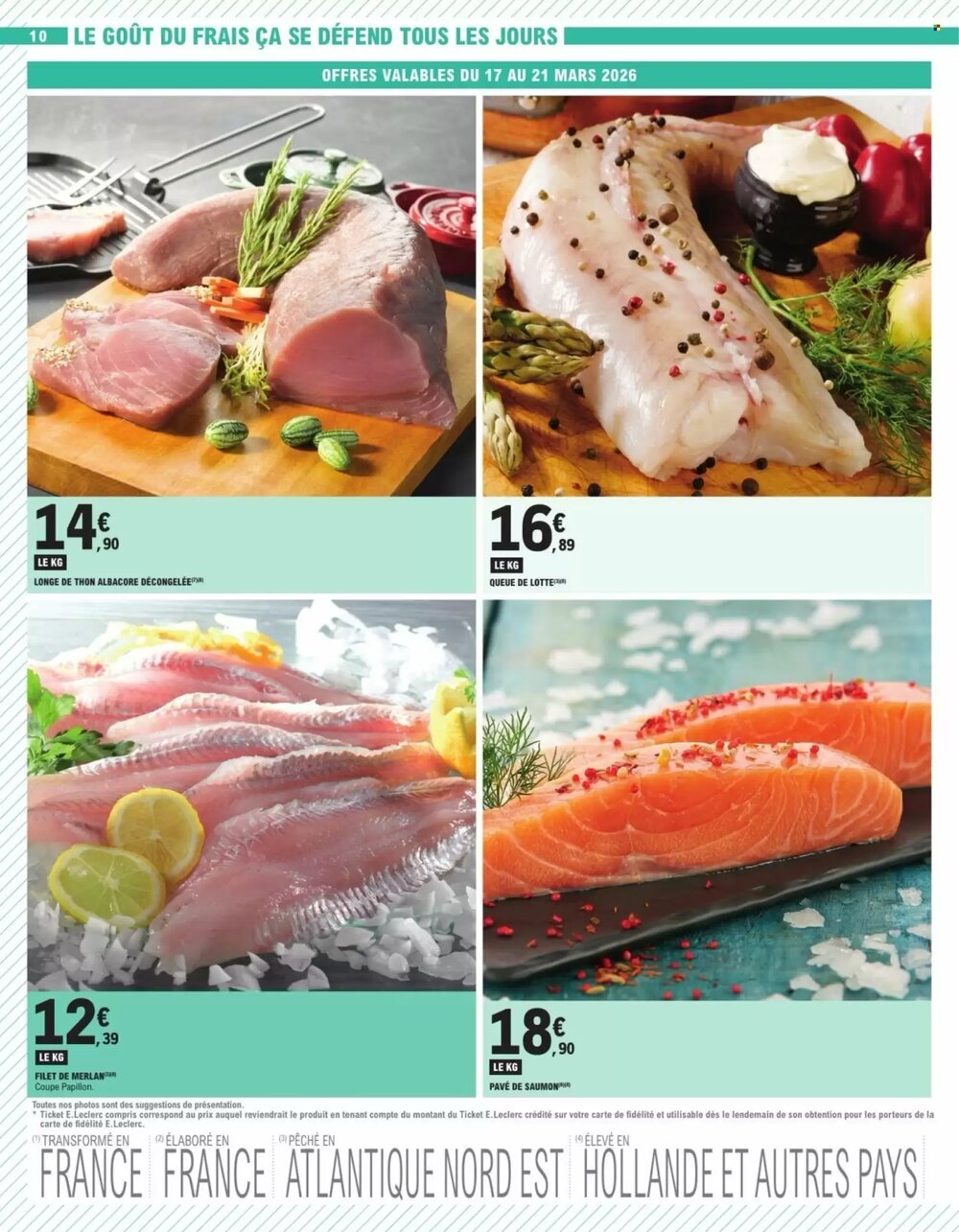 Prospectus promotionnel E.Leclerc valable à partir du 17/03/2026 - Page 10.