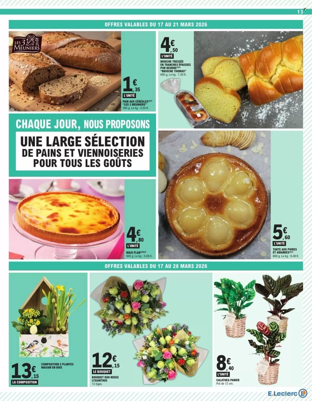 Prospectus promotionnel E.Leclerc valable à partir du 17/03/2026 - Page 13.