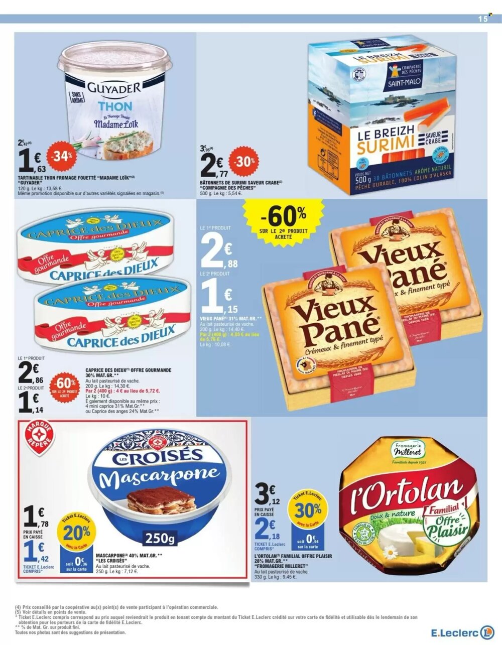 Prospectus promotionnel E.Leclerc valable à partir du 17/03/2026 - Page 15.
