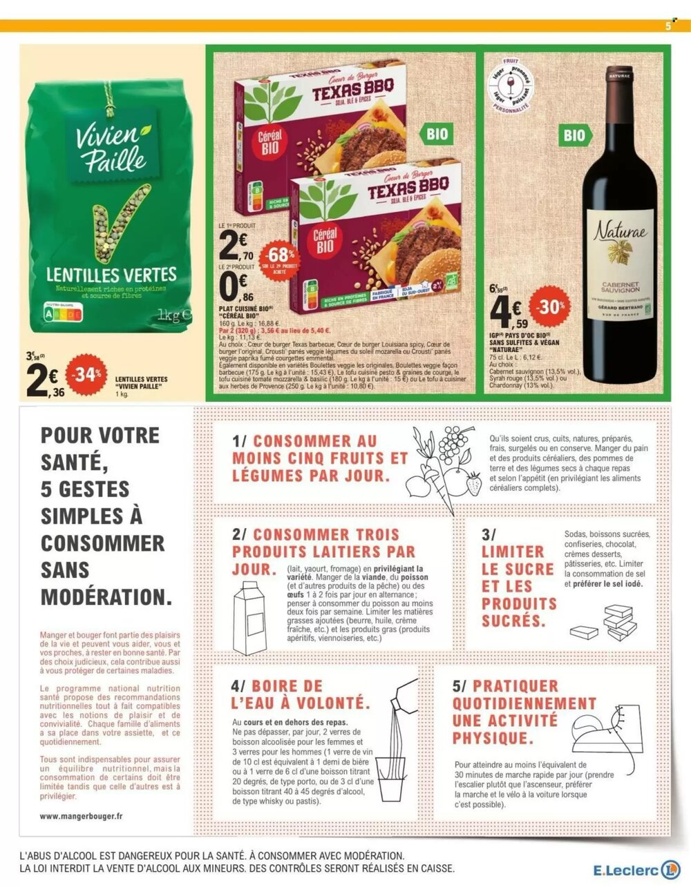Prospectus promotionnel E.Leclerc valable à partir du 17/03/2026 - Page 5.
