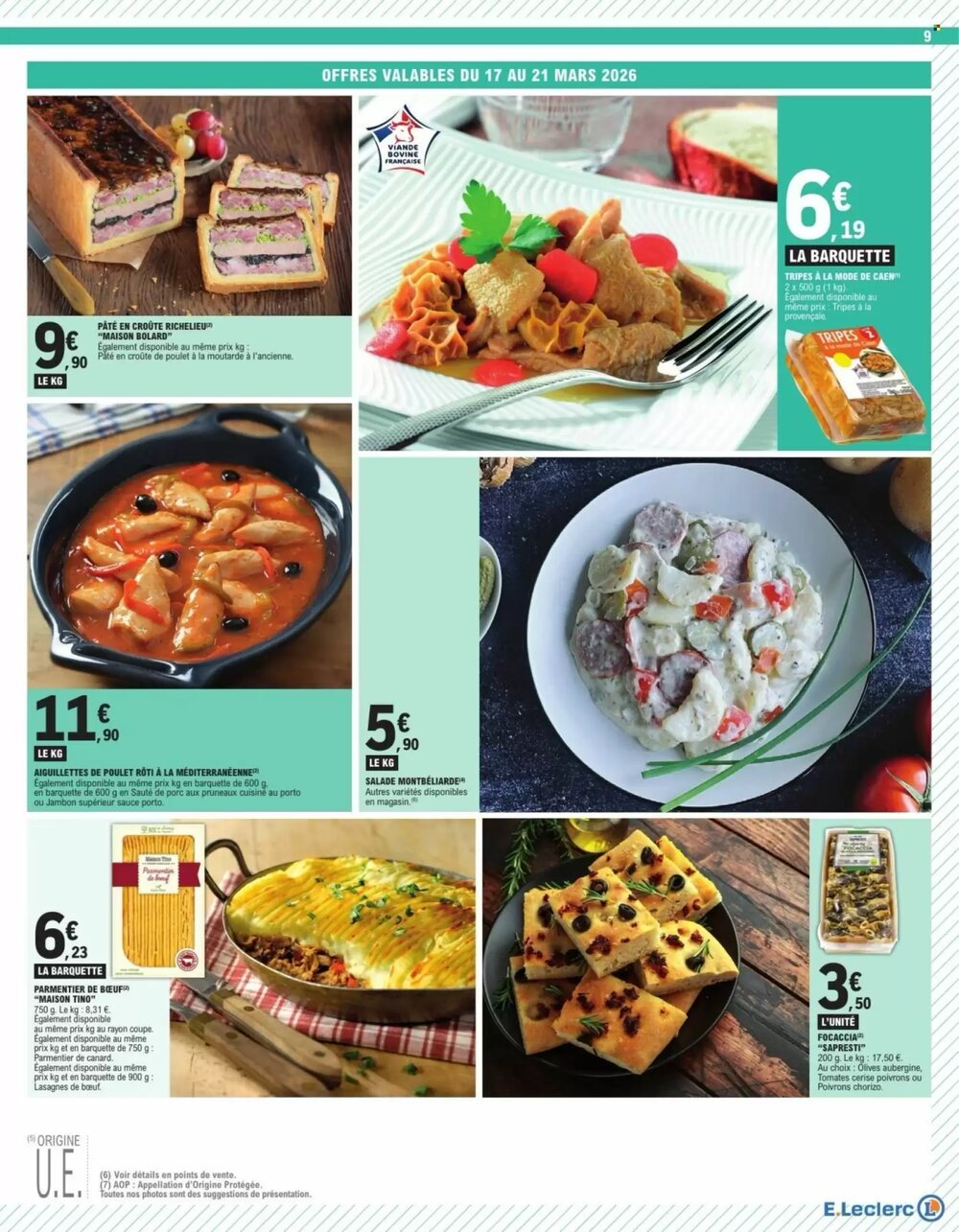 Prospectus promotionnel E.Leclerc valable à partir du 17/03/2026 - Page 9.