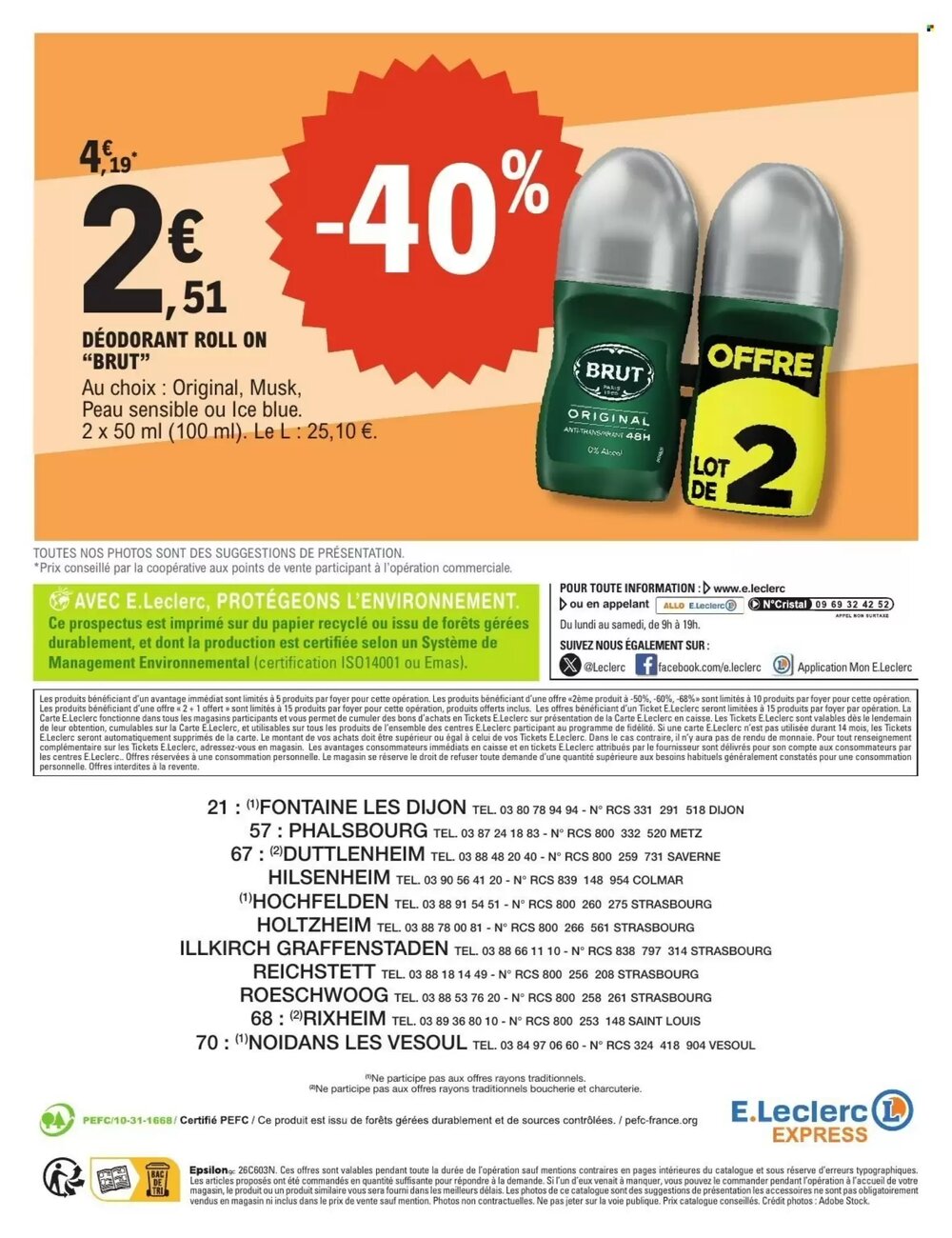 Prospectus promotionnel E.Leclerc Express valable à partir du 17/03/2026 - Page 8.