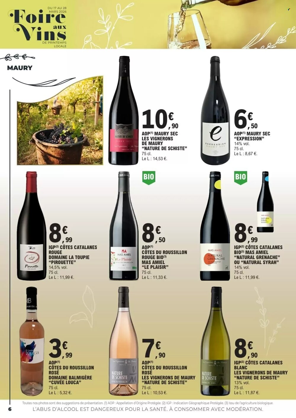 Prospectus promotionnel E.Leclerc valable à partir du 17/03/2026 - Page 6.
