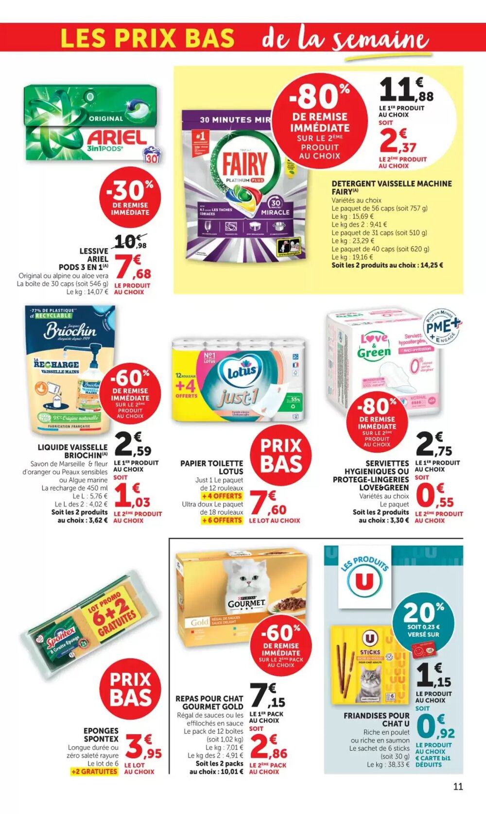 Prospectus promotionnel Bi1 valable à partir du 17/03/2026 - Page 11.