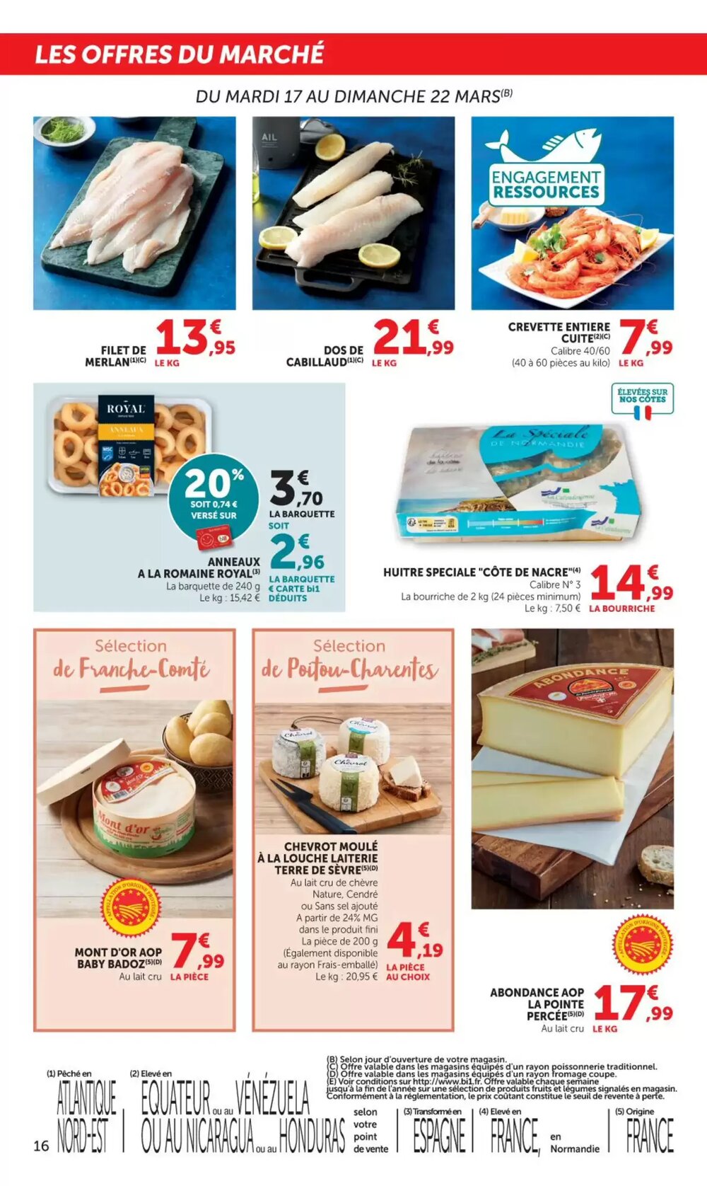 Prospectus promotionnel Bi1 valable à partir du 17/03/2026 - Page 16.