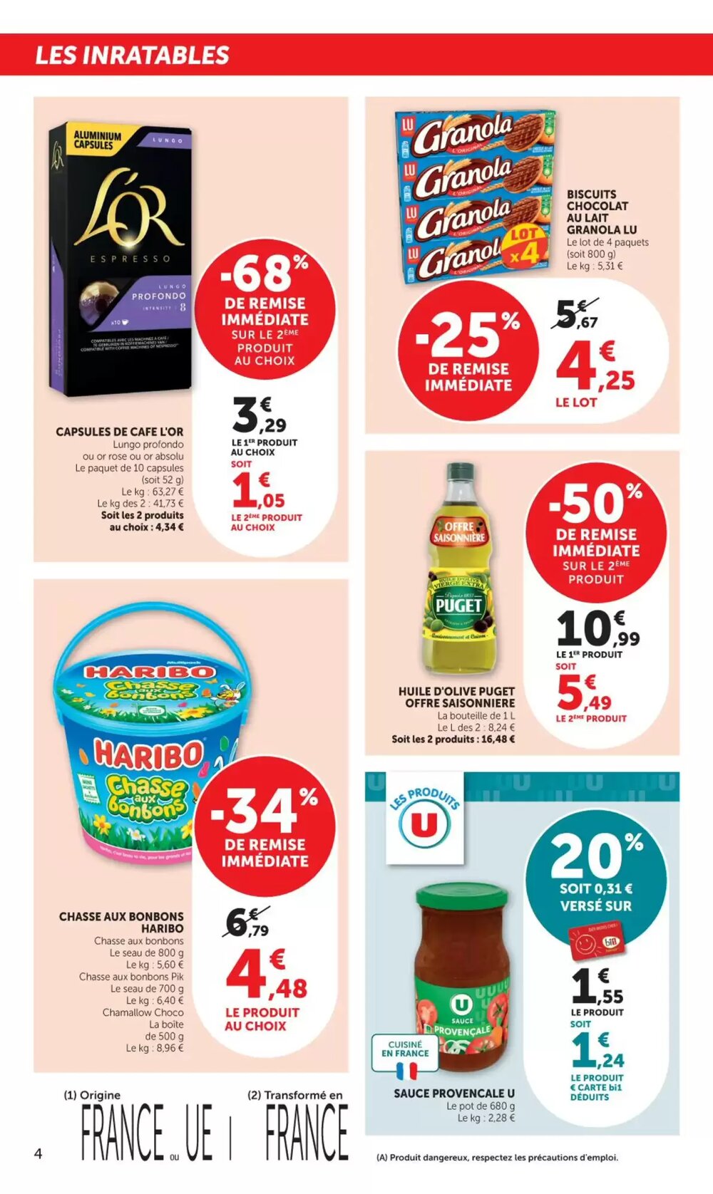 Prospectus promotionnel Bi1 valable à partir du 17/03/2026 - Page 4.