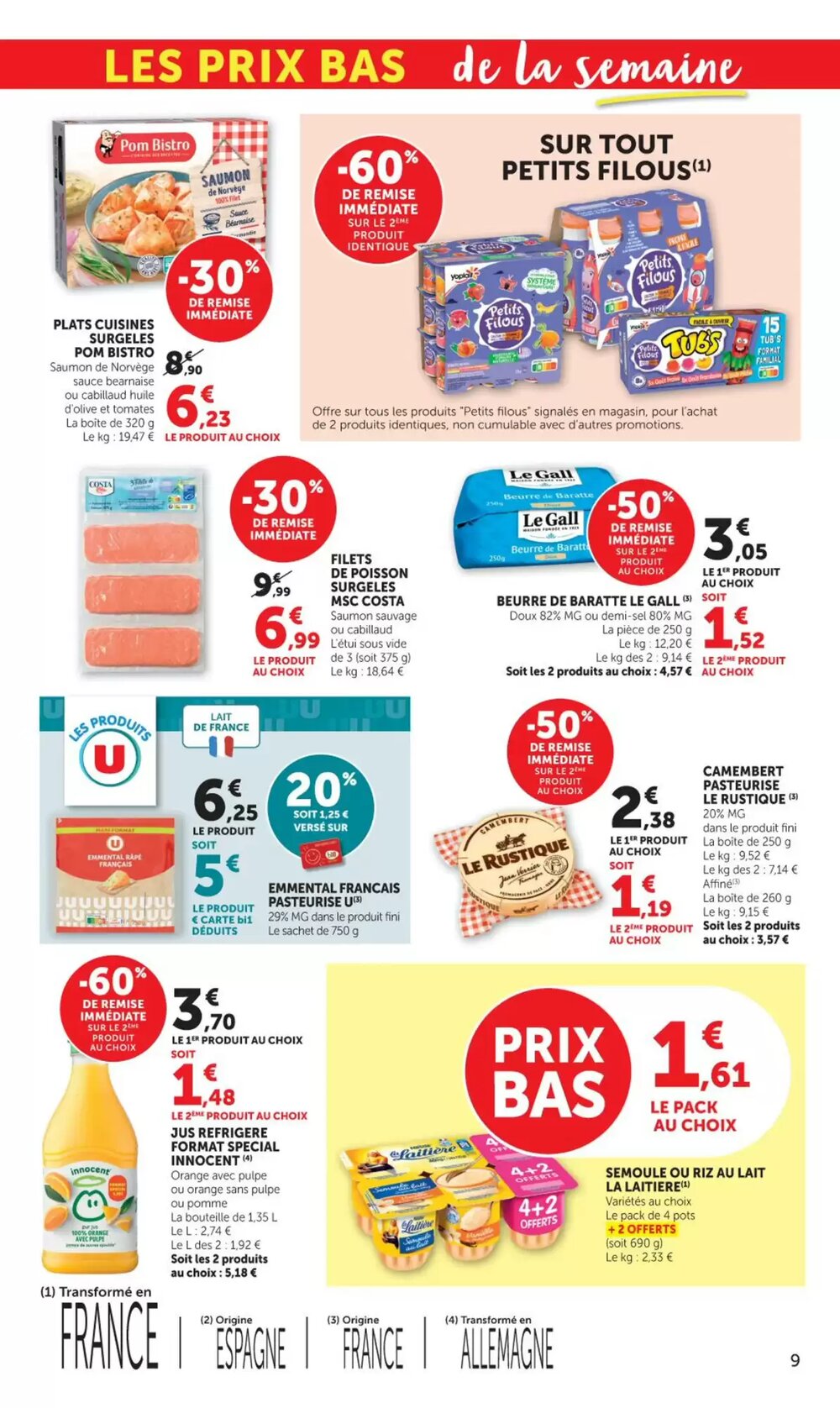 Prospectus promotionnel Bi1 valable à partir du 17/03/2026 - Page 9.