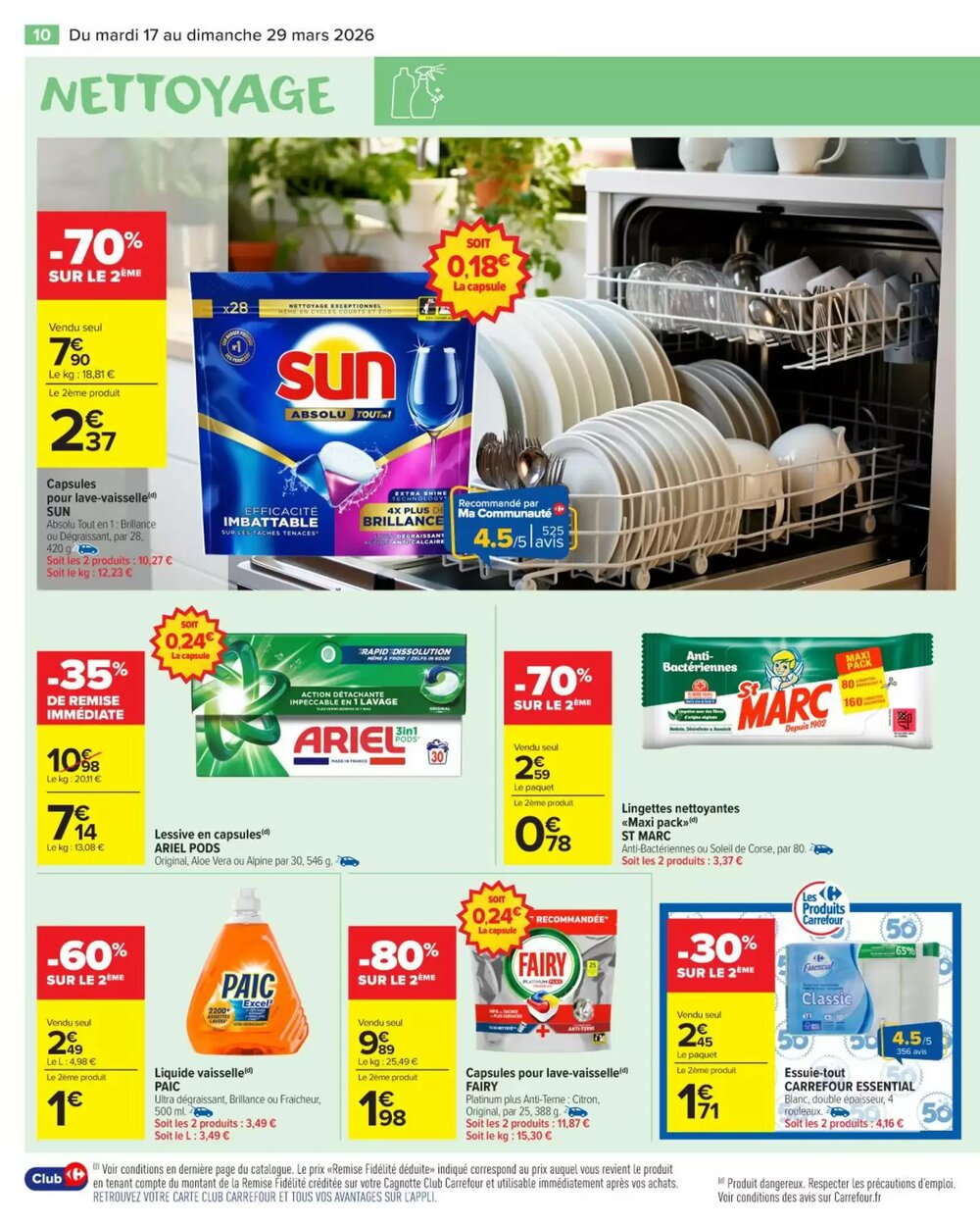 Prospectus promotionnel Carrefour valable à partir du 17/03/2026 - Page 12.