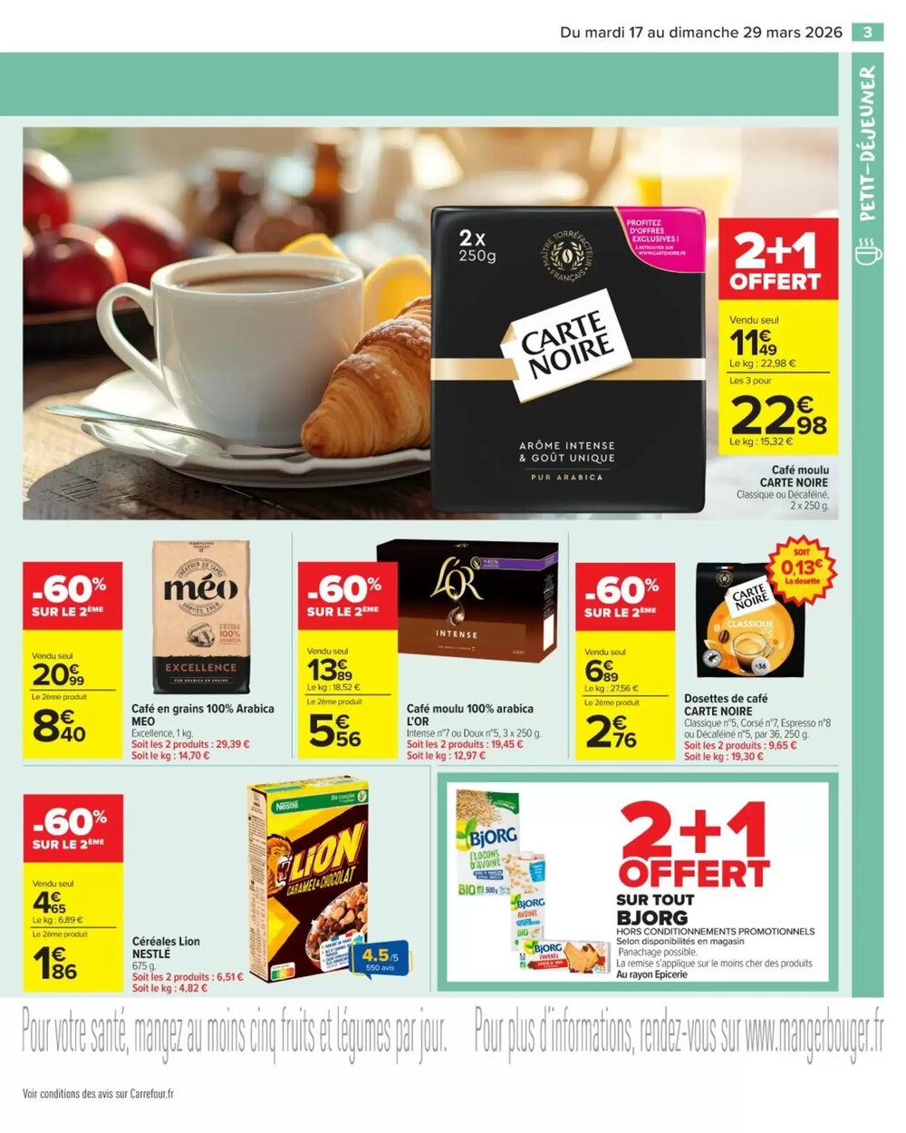 Prospectus promotionnel Carrefour valable à partir du 17/03/2026 - Page 5.