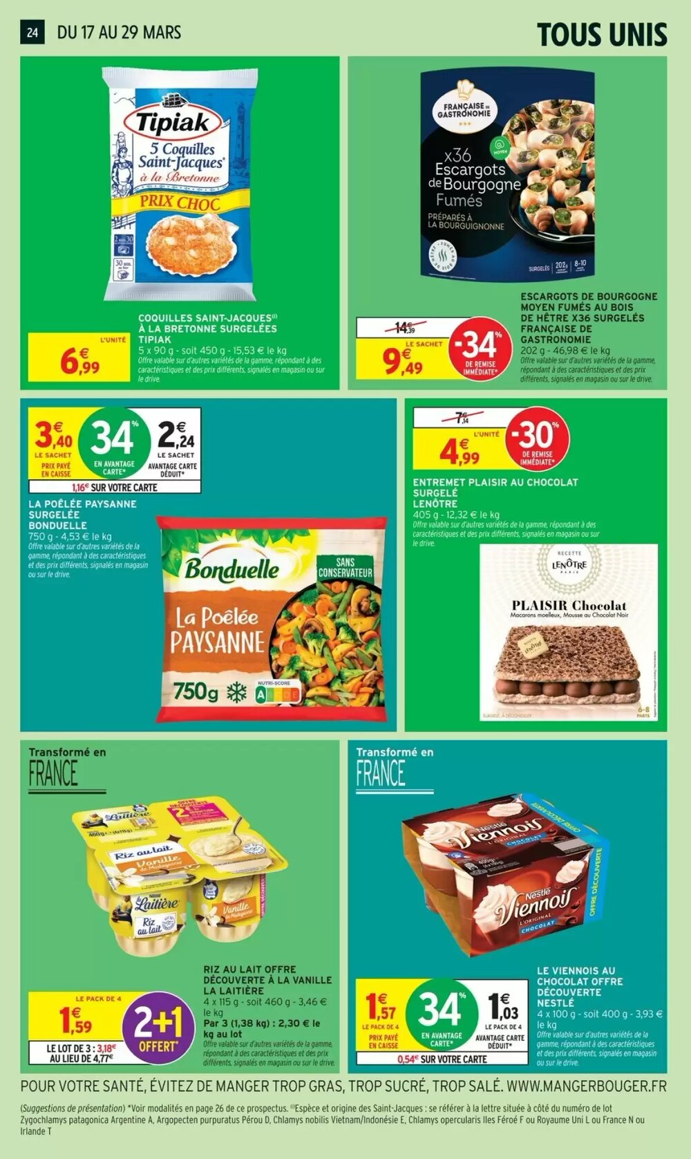 Prospectus promotionnel Intermarché valable à partir du 17/03/2026 - Page 24.