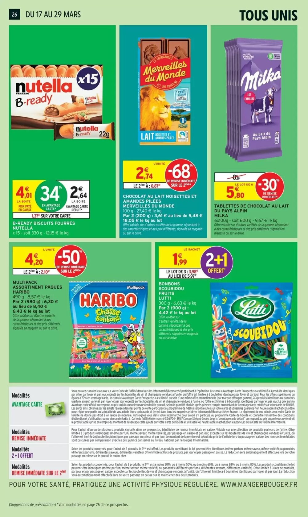 Prospectus promotionnel Intermarché valable à partir du 17/03/2026 - Page 26.