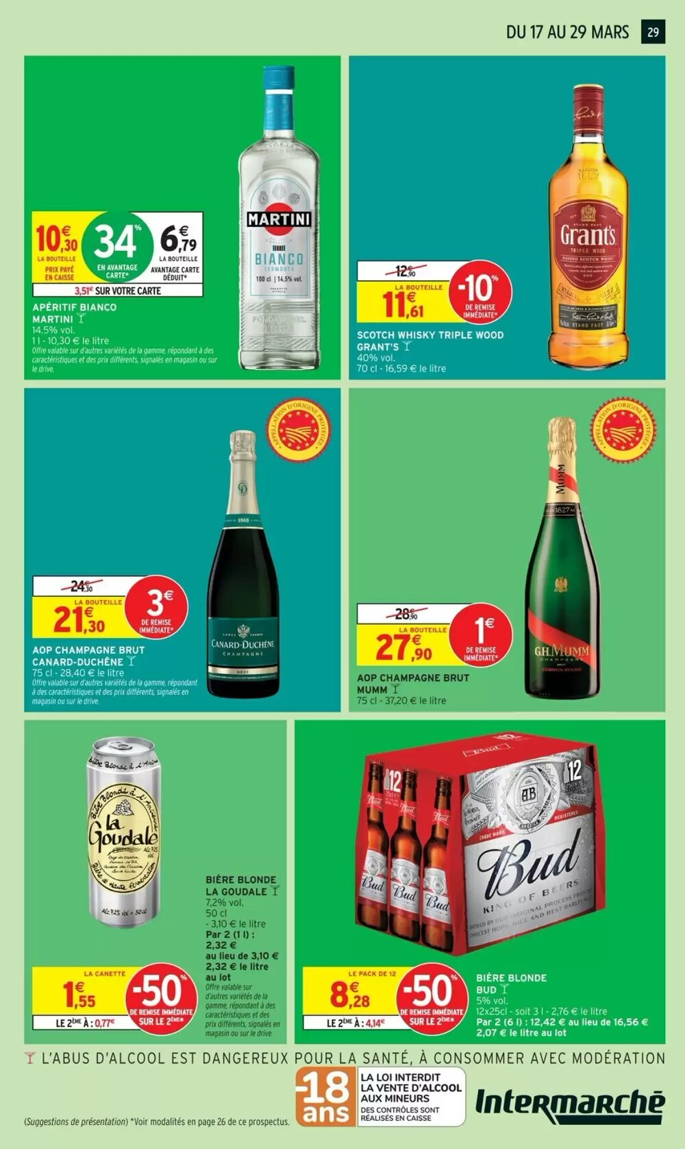 Prospectus promotionnel Intermarché valable à partir du 17/03/2026 - Page 29.