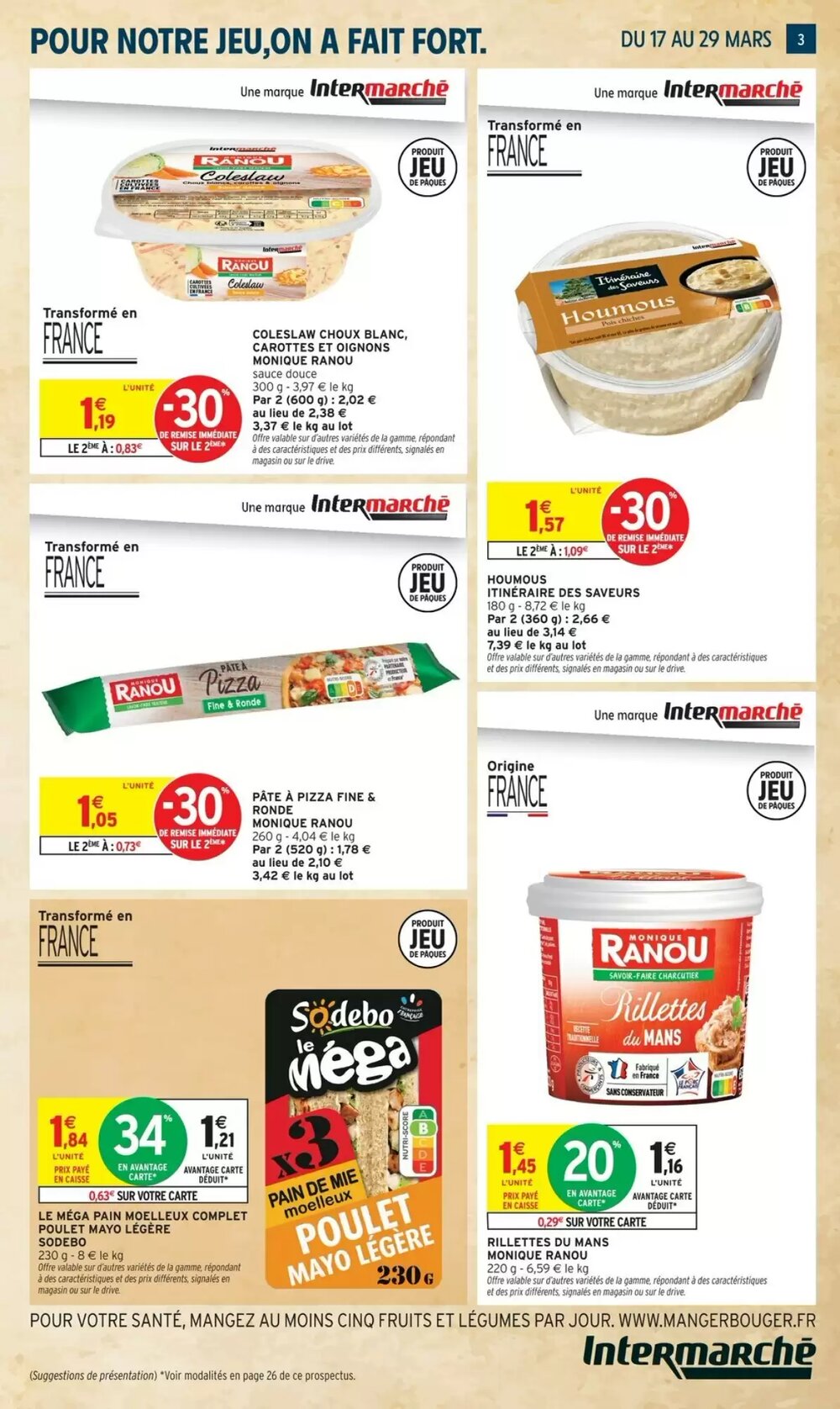 Prospectus promotionnel Intermarché valable à partir du 17/03/2026 - Page 3.