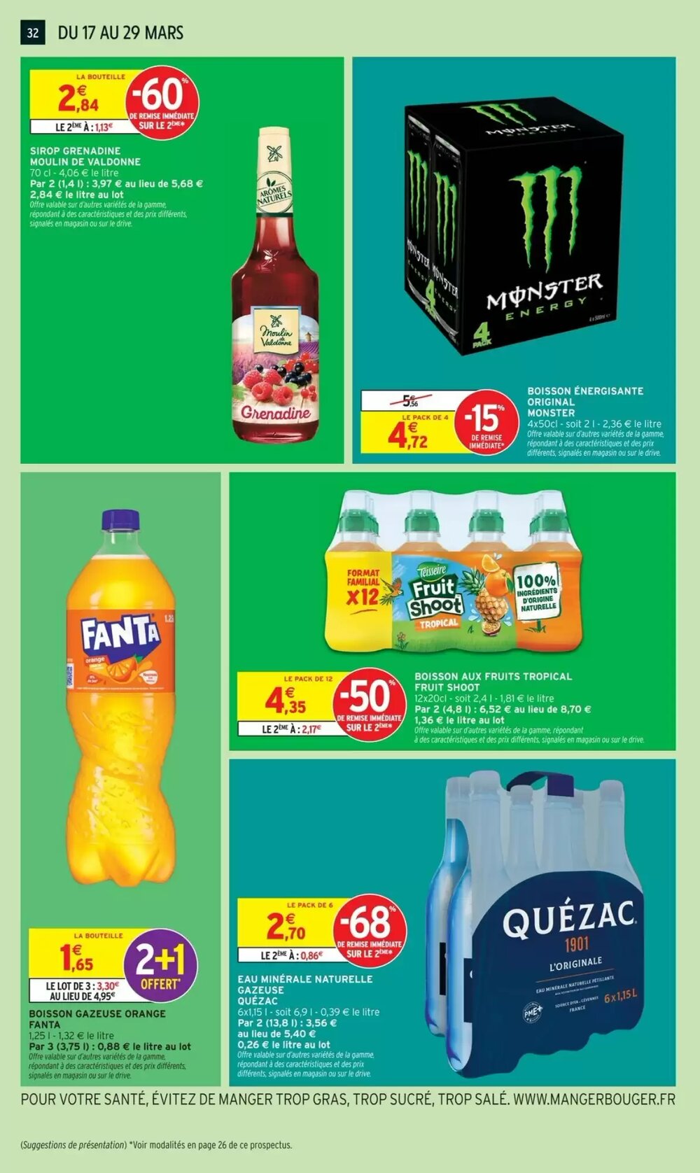 Prospectus promotionnel Intermarché valable à partir du 17/03/2026 - Page 32.