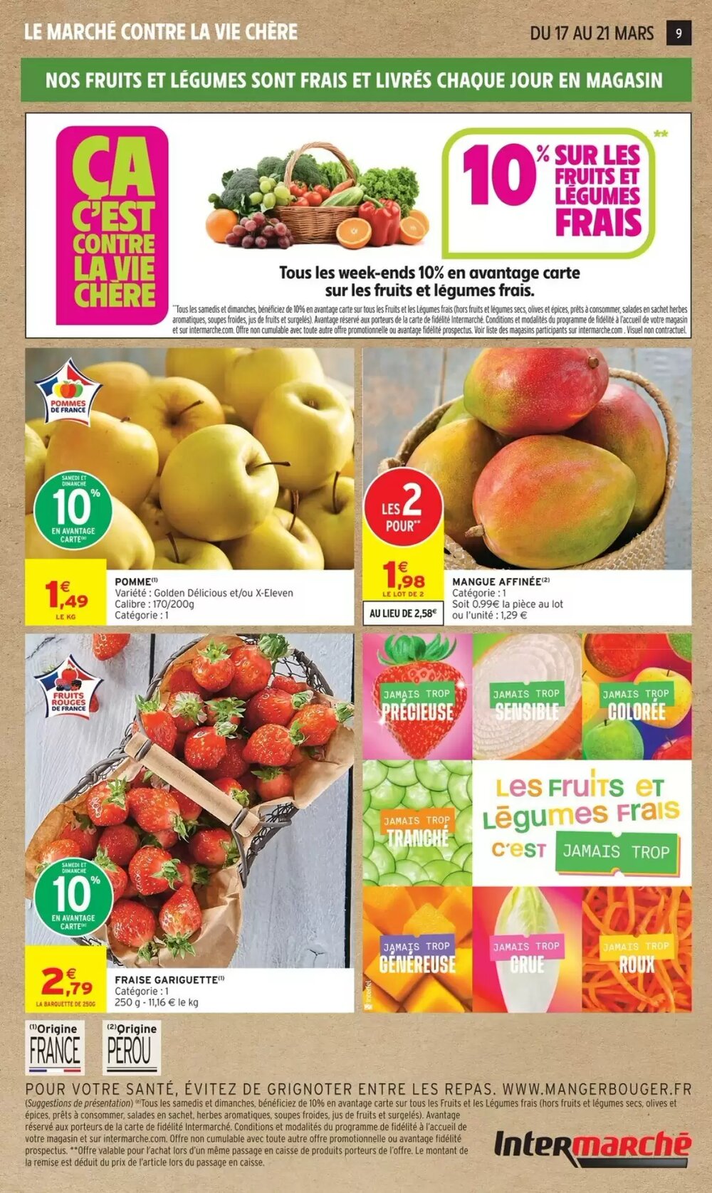 Prospectus promotionnel Intermarché valable à partir du 17/03/2026 - Page 9.