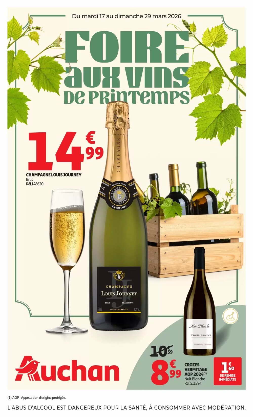 Prospectus promotionnel Auchan valable à partir du 17/03/2026 - Page 1.