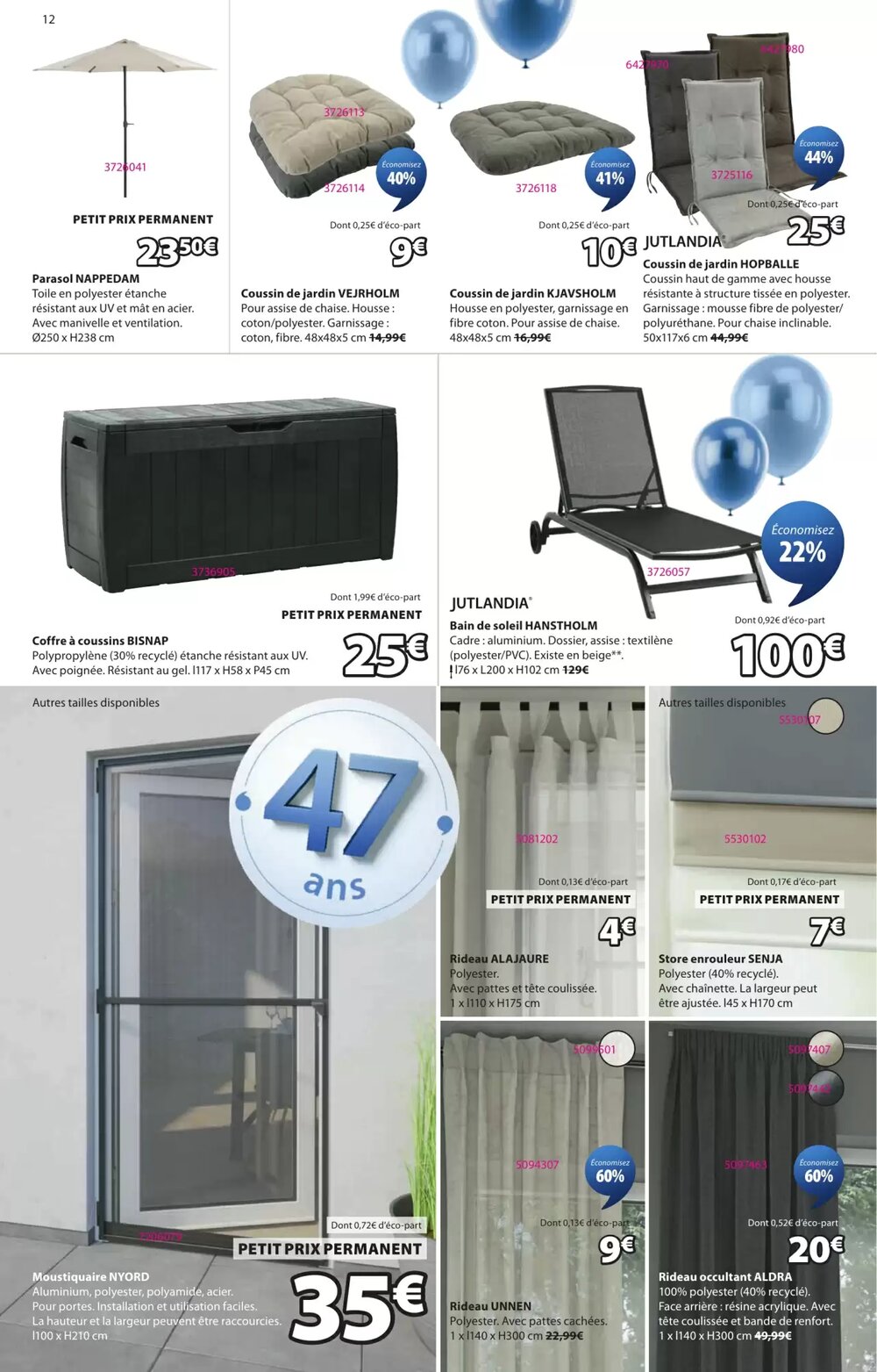 Prospectus promotionnel JYSK valable à partir du 17/03/2026 - Page 12.