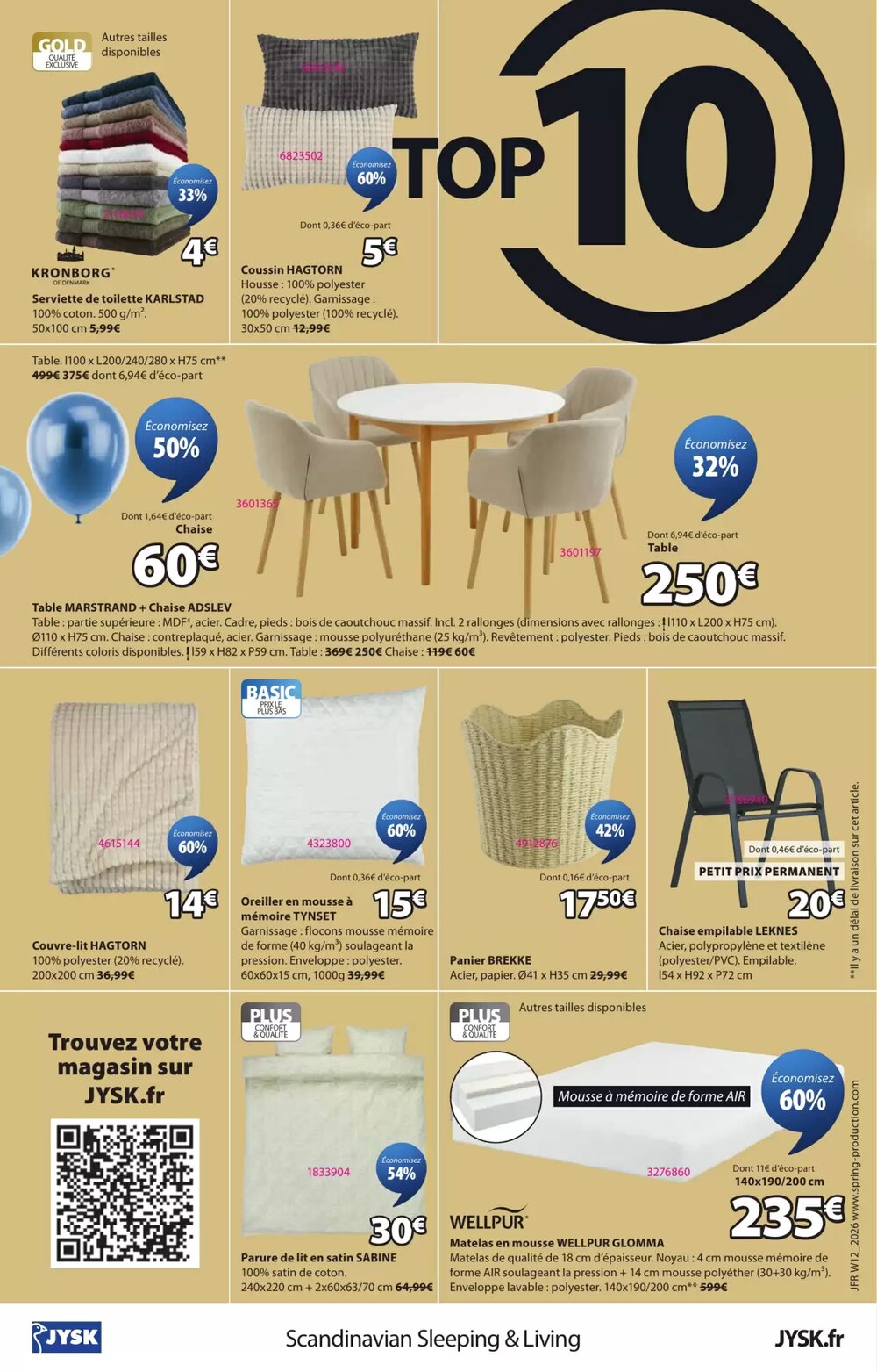 Prospectus promotionnel JYSK valable à partir du 17/03/2026 - Page 16.