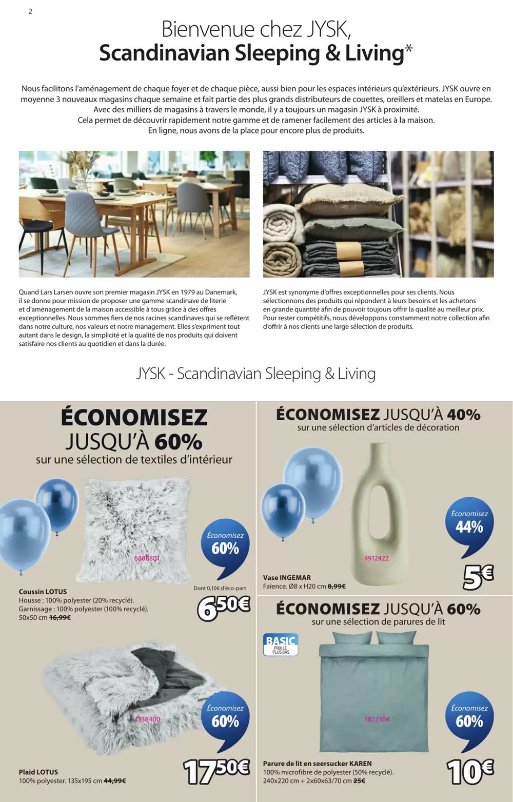 Prospectus promotionnel JYSK valable à partir du 17/03/2026 - Page 2.