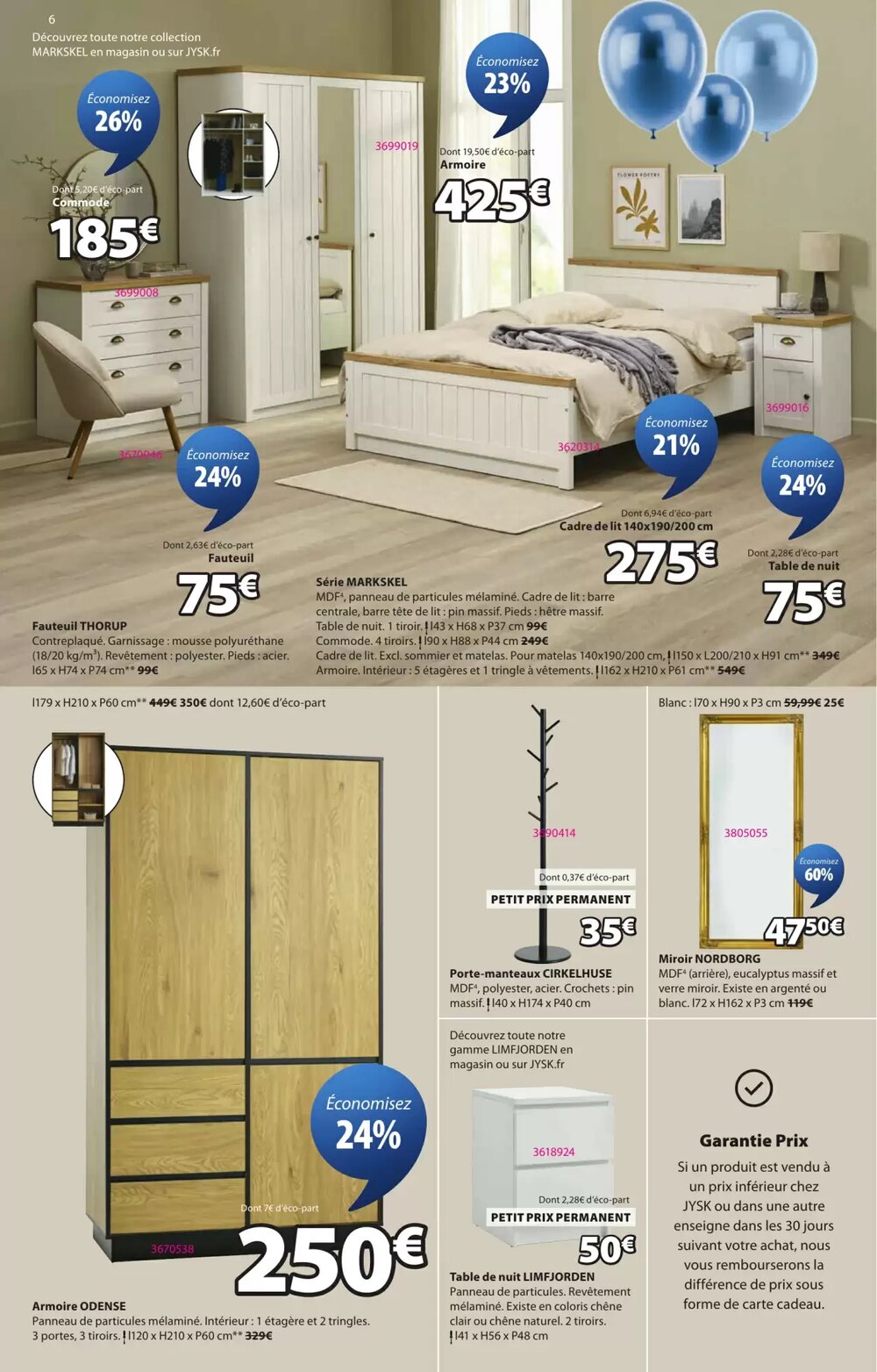 Prospectus promotionnel JYSK valable à partir du 17/03/2026 - Page 6.