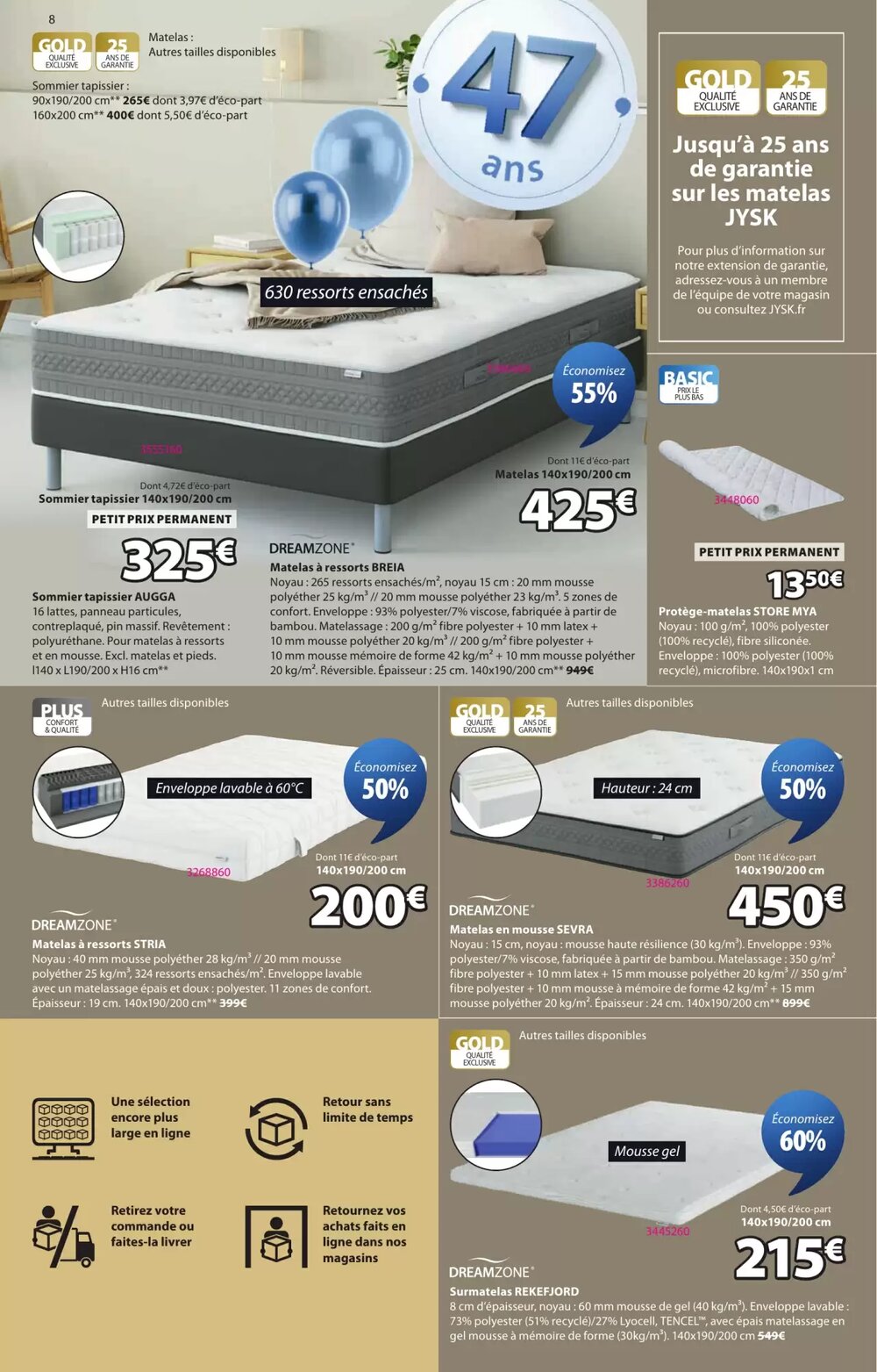 Prospectus promotionnel JYSK valable à partir du 17/03/2026 - Page 8.