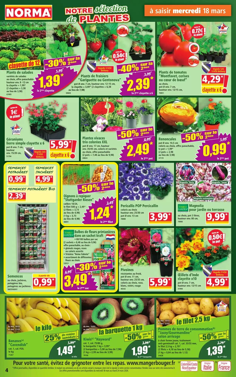 Prospectus promotionnel Norma valable à partir du 18/03/2026 - Page 4.