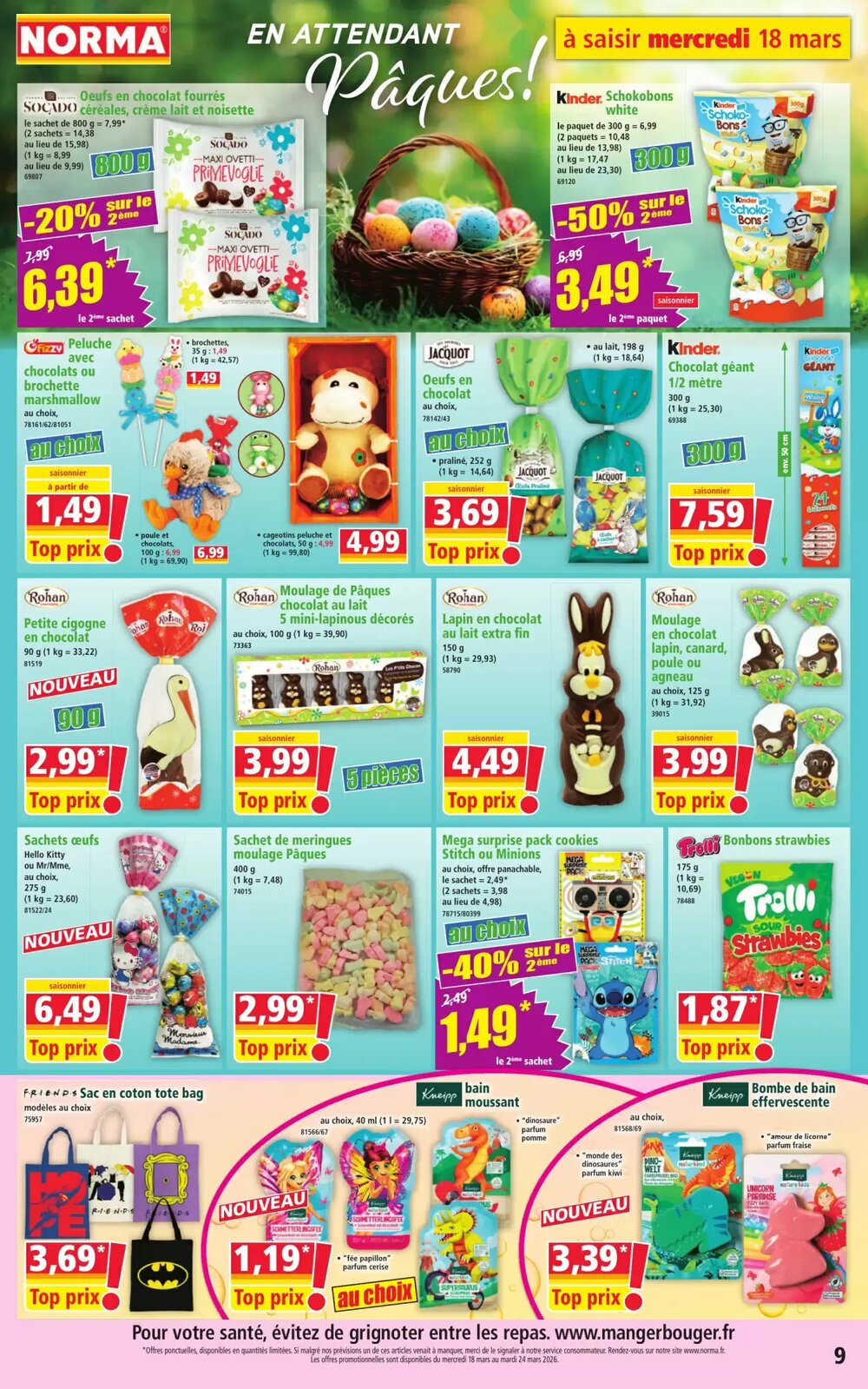 Prospectus promotionnel Norma valable à partir du 18/03/2026 - Page 9.