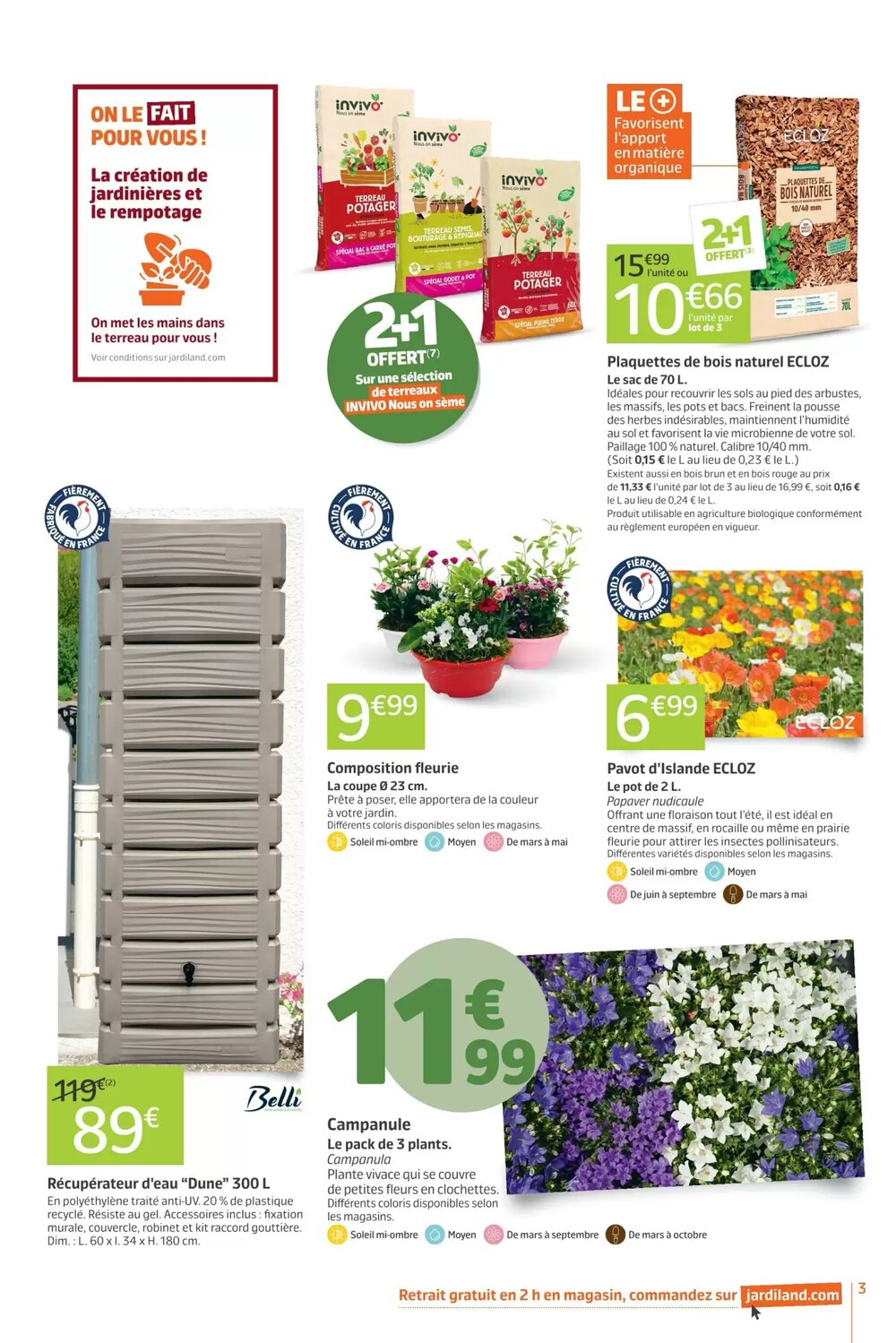 Prospectus promotionnel Jardiland valable à partir du 18/03/2026 - Page 3.