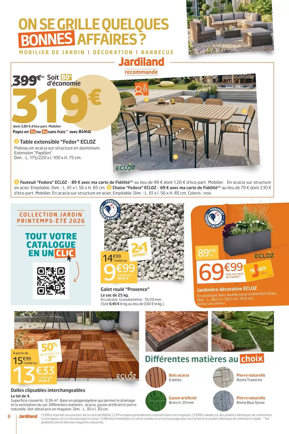 Prospectus promotionnel Jardiland valable à partir du 18/03/2026 - Page 8.