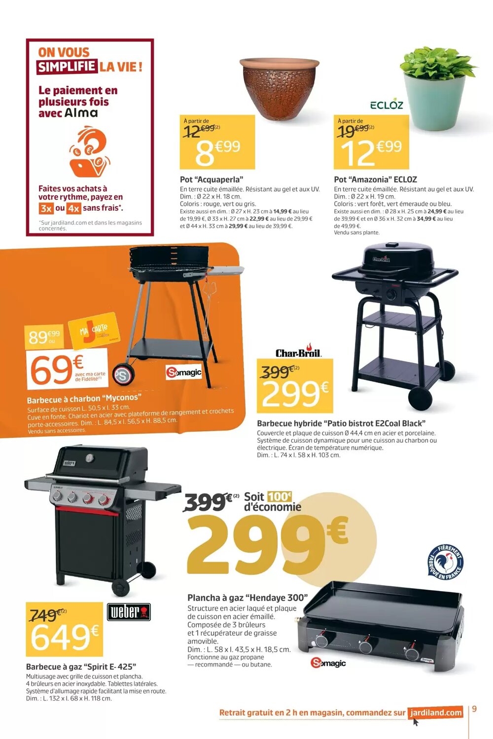 Prospectus promotionnel Jardiland valable à partir du 18/03/2026 - Page 9.