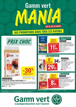 Prospectus promotionnel Gamm vert valable à partir du 18/03/2026