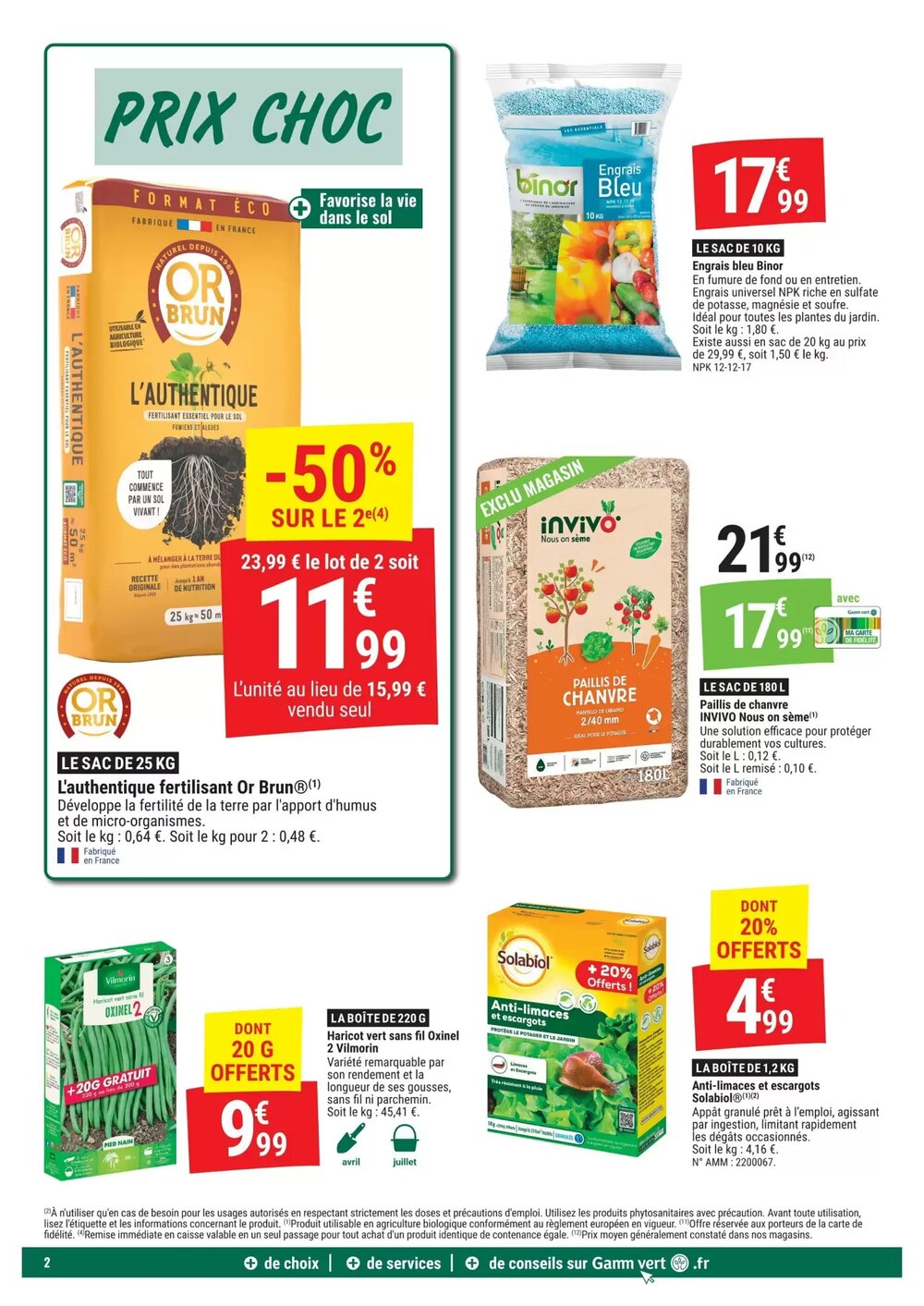 Prospectus promotionnel Gamm vert valable à partir du 18/03/2026 - Page 2.