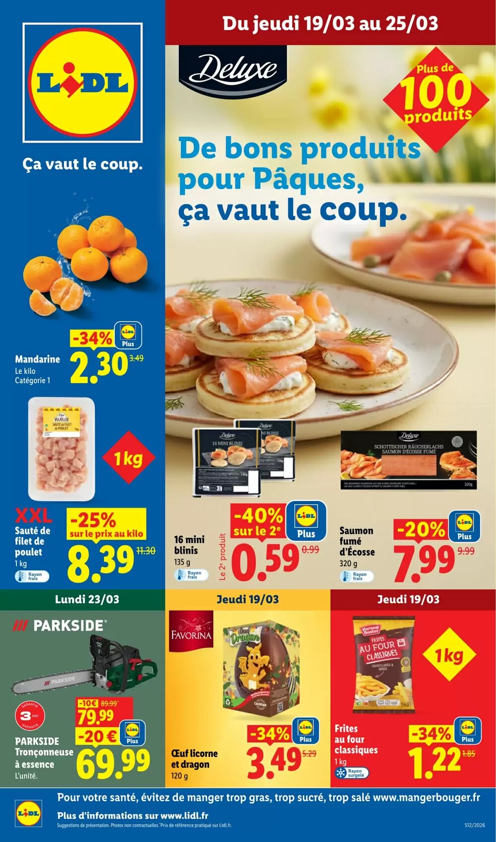 Prospectus promotionnel Lidl valable à partir du 19/03/2026 - Page 1.