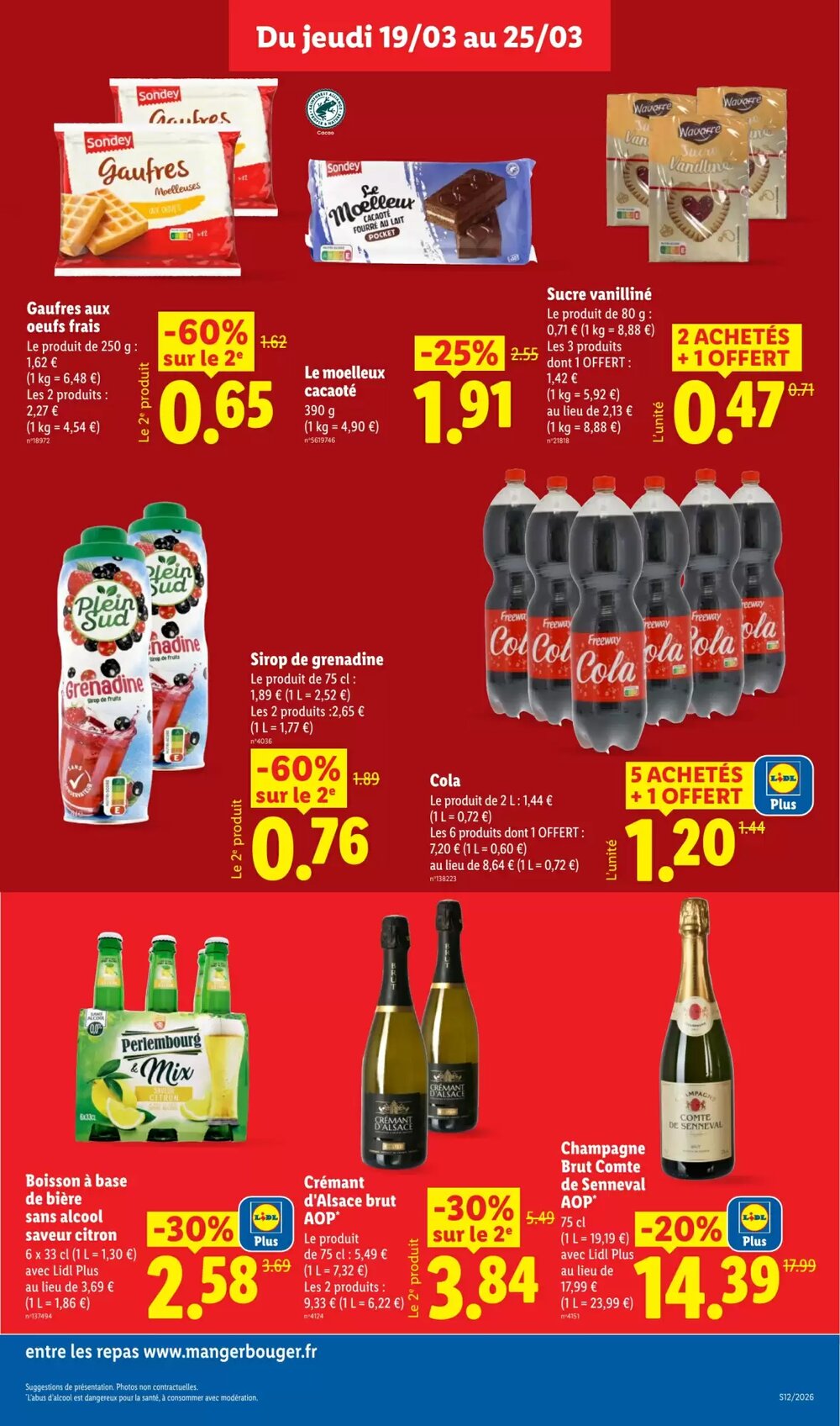 Prospectus promotionnel Lidl valable à partir du 19/03/2026 - Page 11.