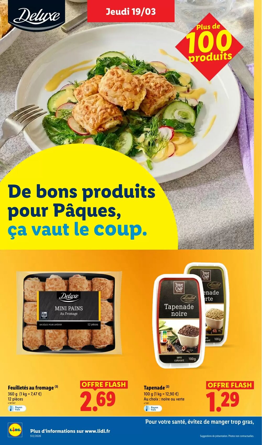 Prospectus promotionnel Lidl valable à partir du 19/03/2026 - Page 14.