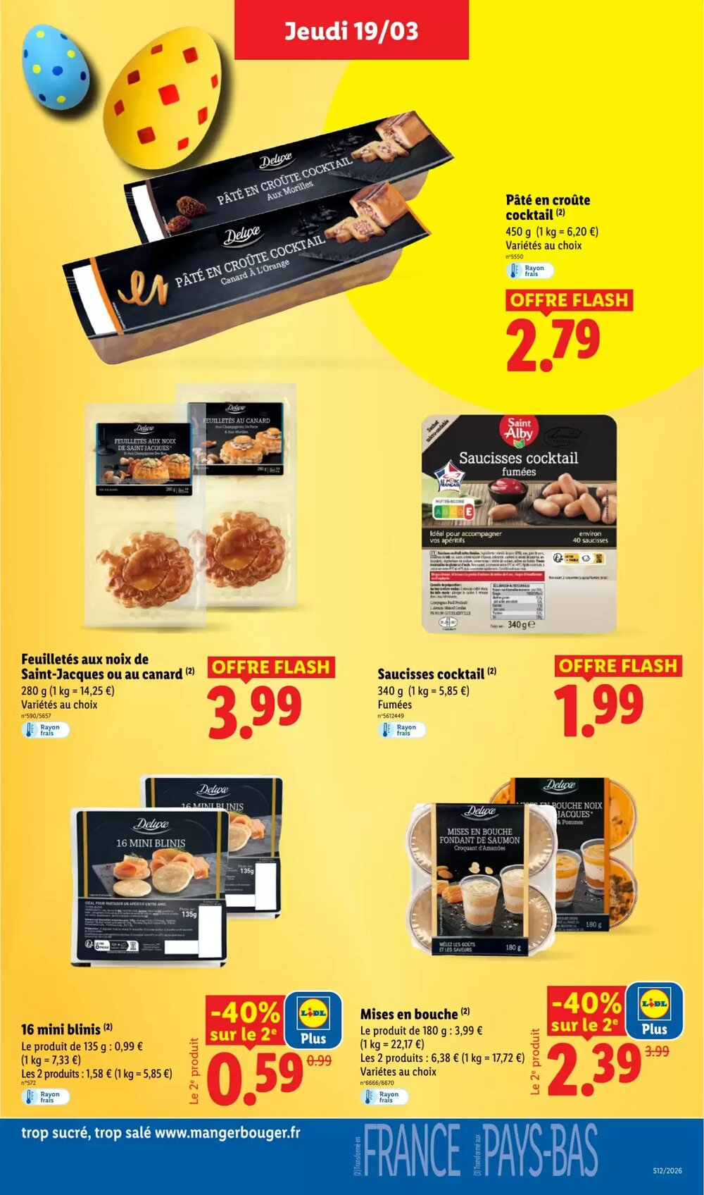 Prospectus promotionnel Lidl valable à partir du 19/03/2026 - Page 15.
