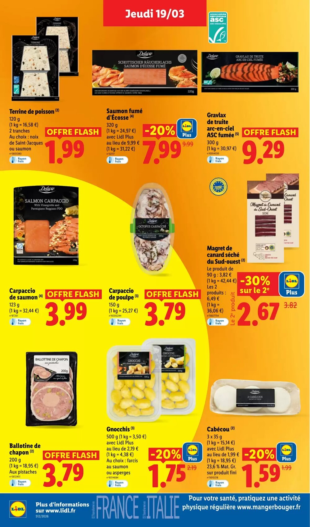 Prospectus promotionnel Lidl valable à partir du 19/03/2026 - Page 16.