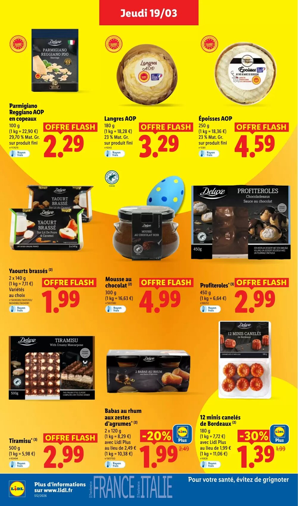 Prospectus promotionnel Lidl valable à partir du 19/03/2026 - Page 18.